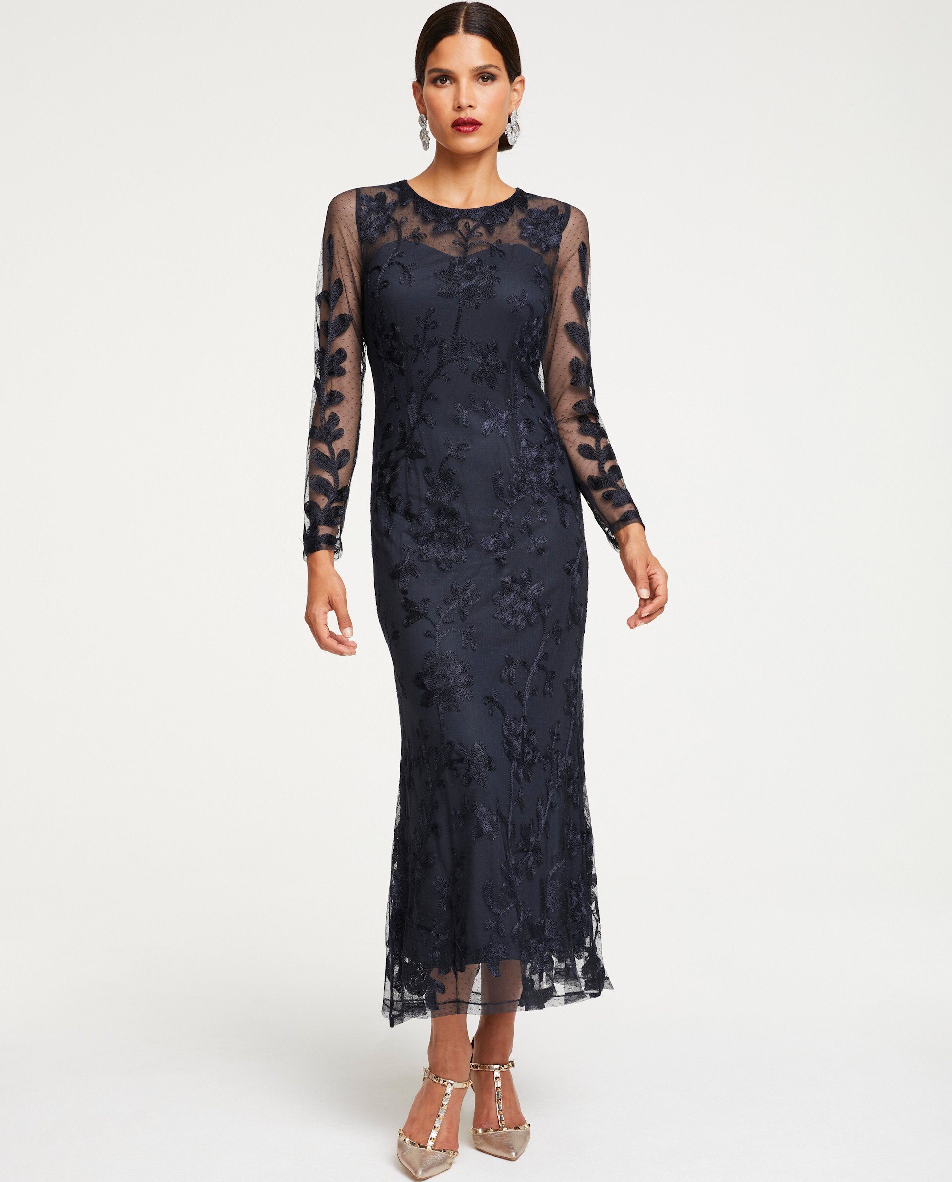 heine Etuikleid Abendkleid .