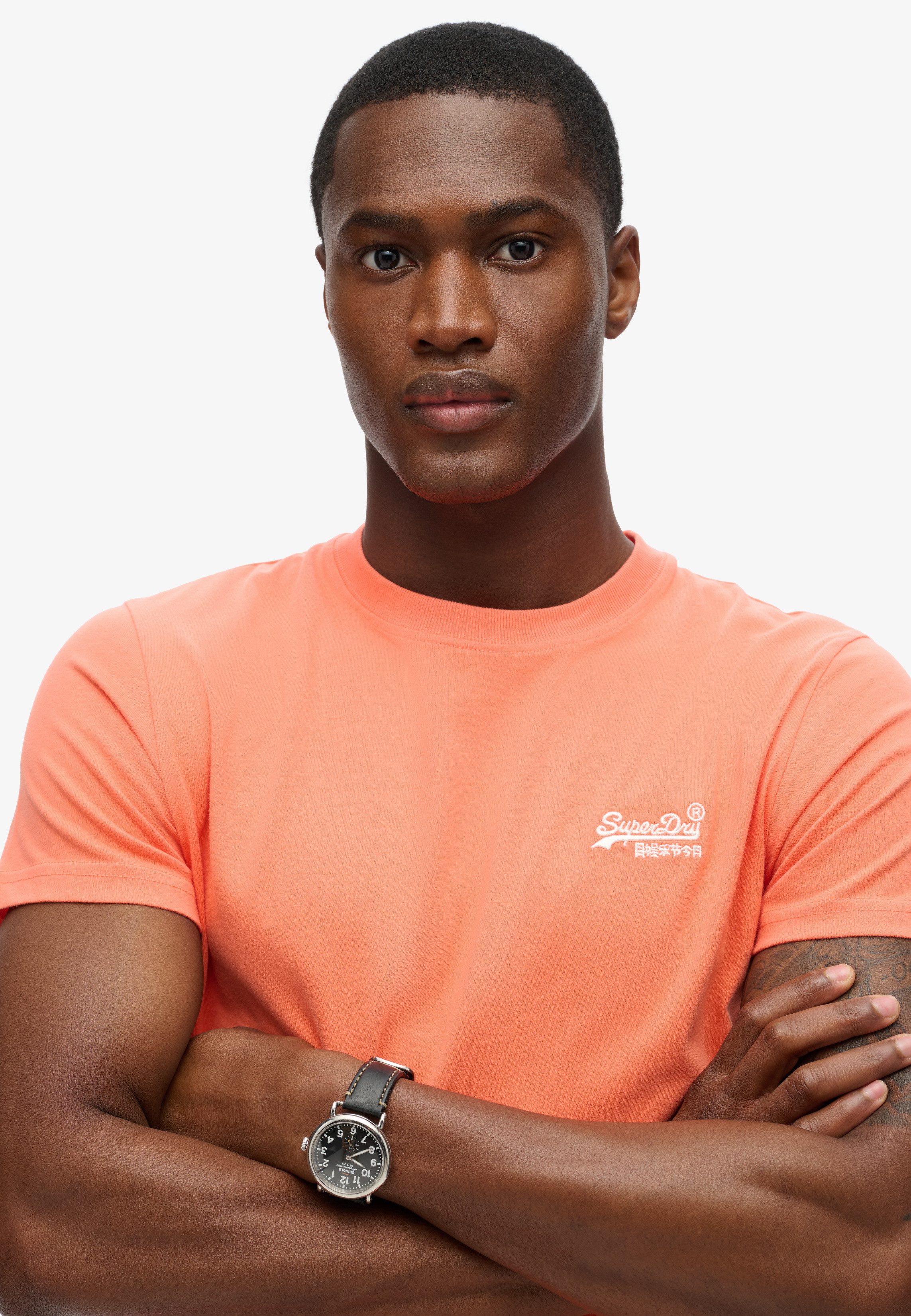 Superdry Rundhalsshirt ESSENTIAL LOGO EMB TEE