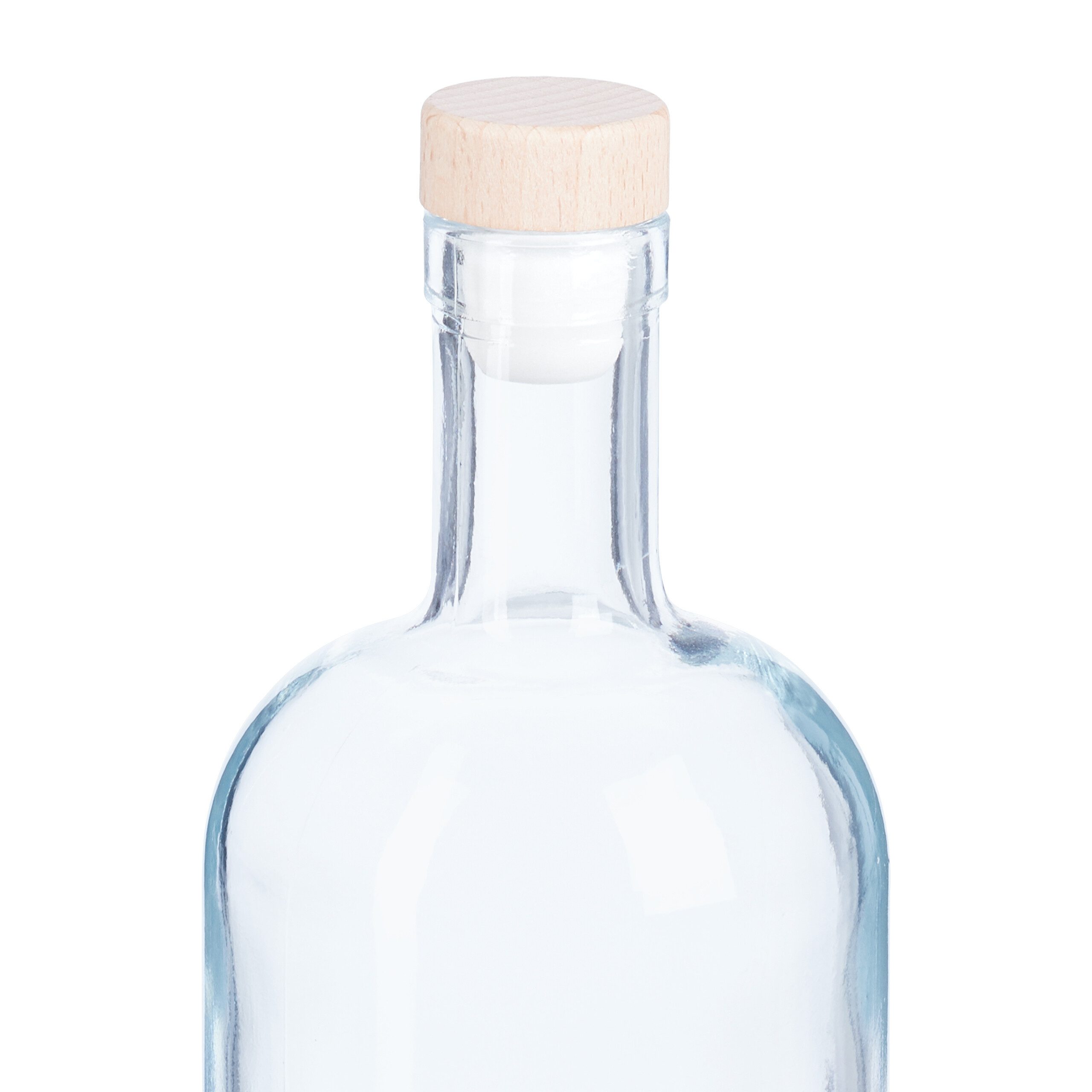 relaxdays Vorratsglas Flaschen zum Befüllen 12er Set 500 ml, Glas, (12-tlg) – Bild 5 von 5