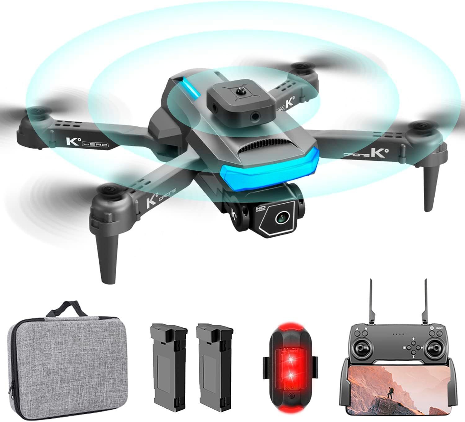 Super günstig & neu! OBEST Drohne (4k, Drohne Quadcopter FPV Live RC Kamera 4K mit Übertragung) mit