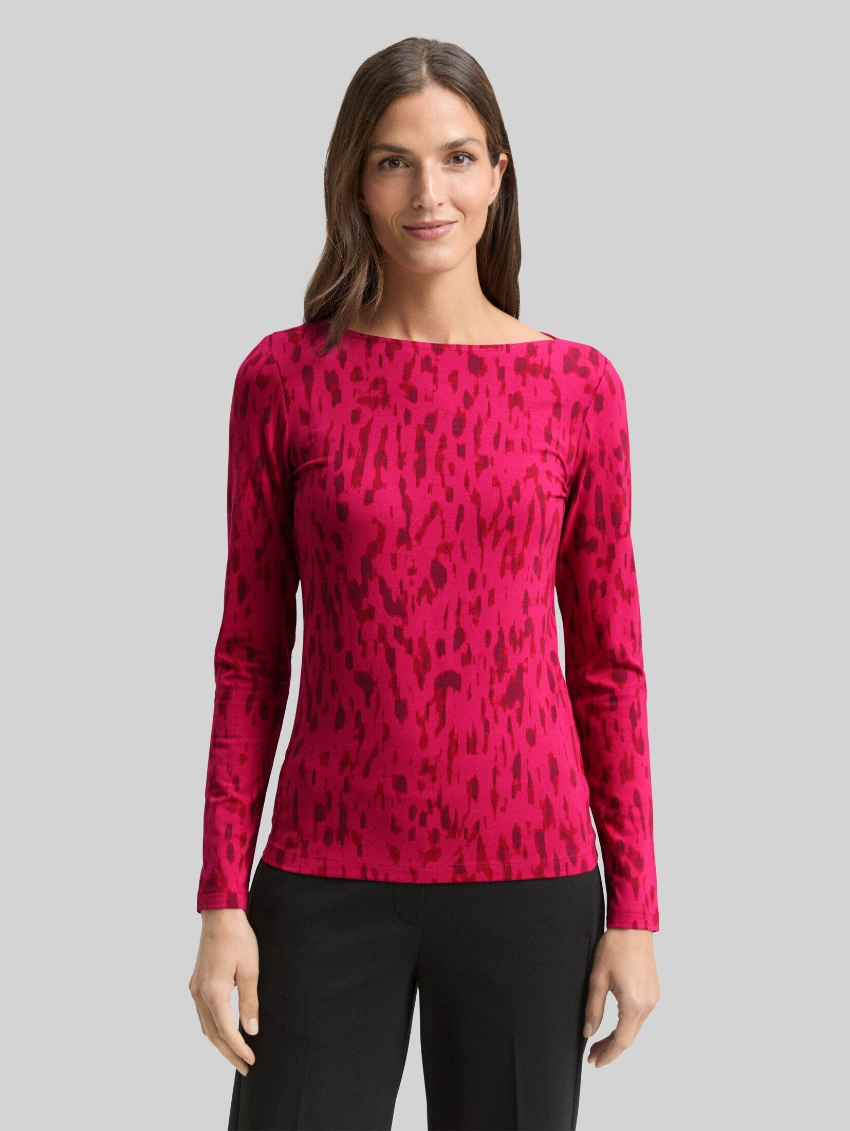 TOM TAILOR Langarmshirt T-Shirt Langarmshirt mit Muster