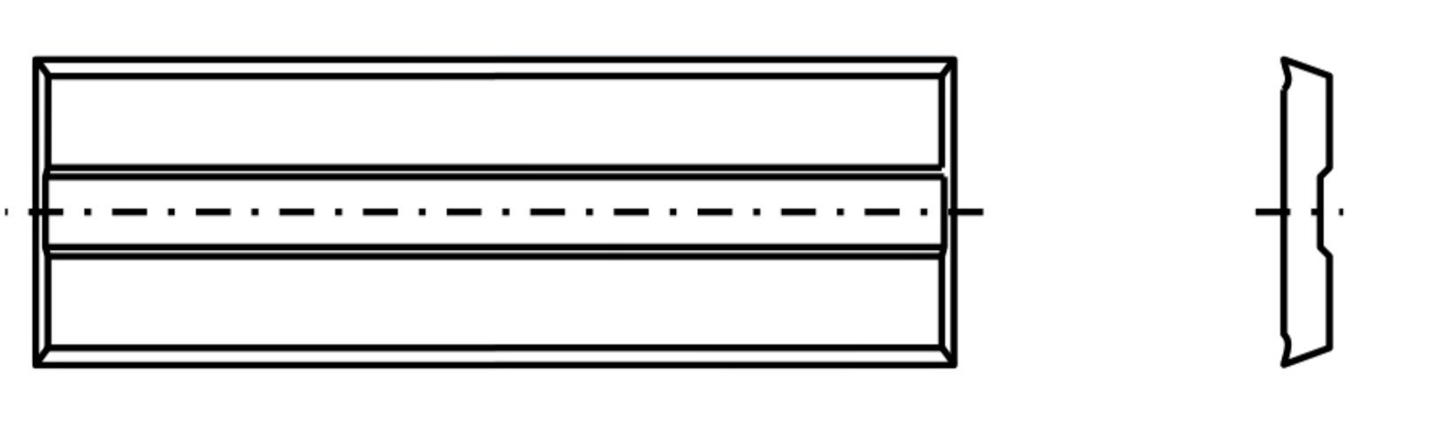 Tigra Wendeplattenfräser KWO Versofix Wendeplatte 58 30x10x1,5mm T03SMG 4 St. | Fräser-Sets