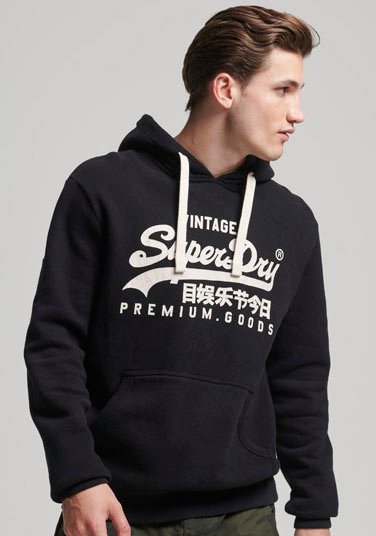 Superdry Hoodie SDVINTAGE LOGO HERITAGE HOOD, Pflegeleichtes Material