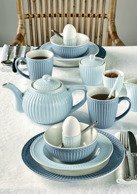 Greengate Schale Alice Servierschüssel pale blue Set2, Keramik, (Schalen & Schüsseln)