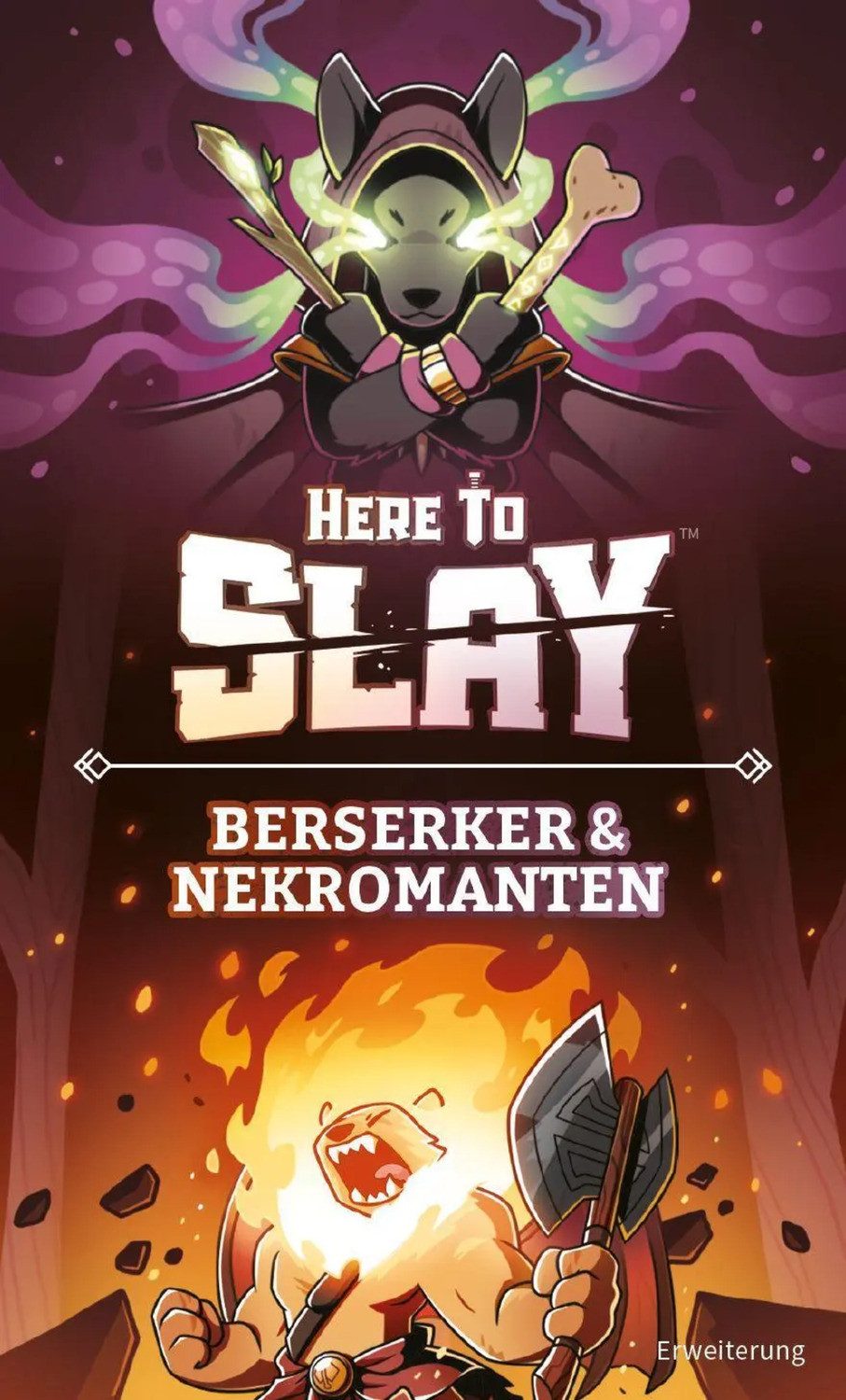 Spiel Here to Slay - Berserker & Nekromanten