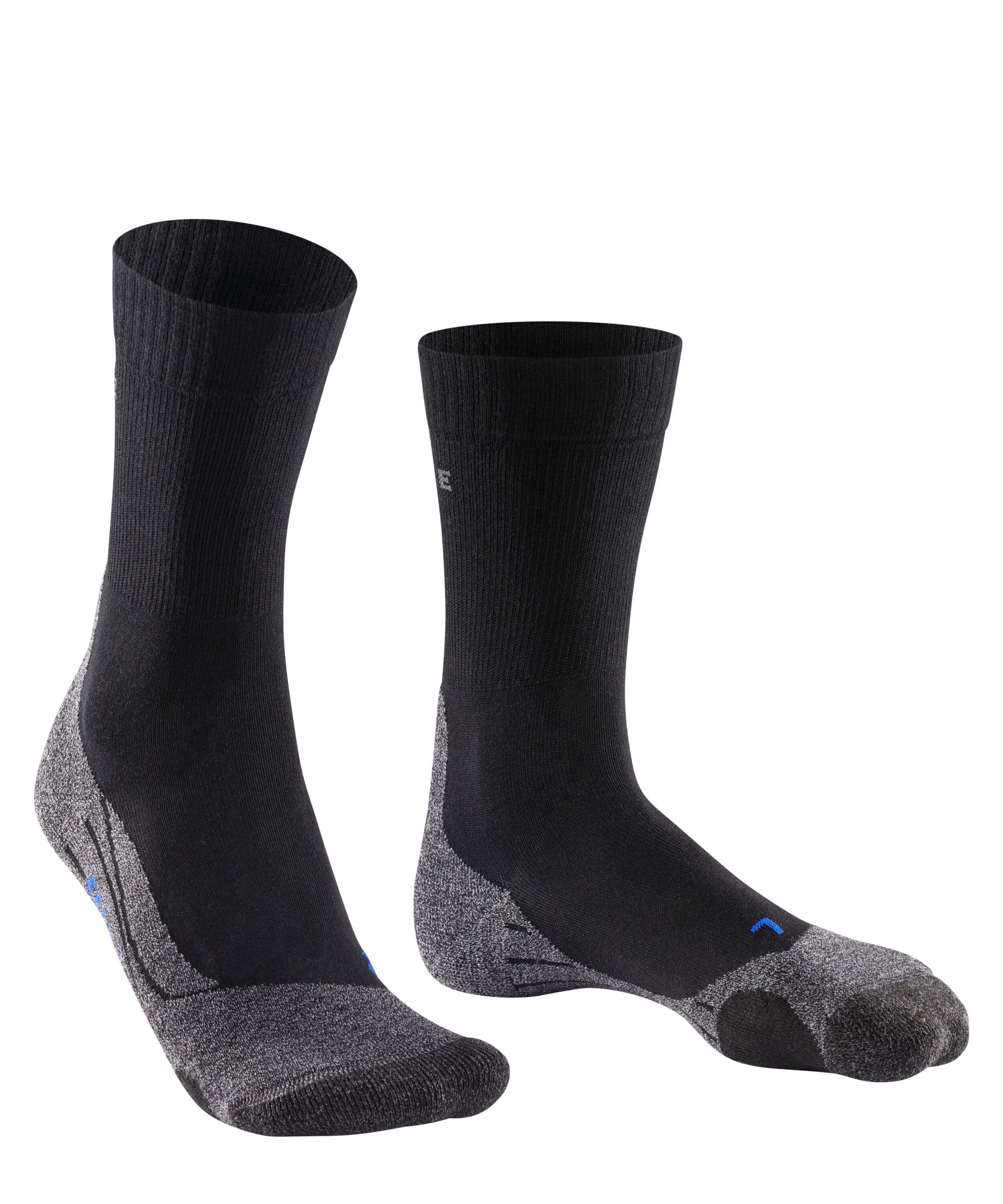 im Wandersocken Cool FALKE black-mix Komfort Hoher (3010) (1-Paar) TK2 Explore Mittelgebirge