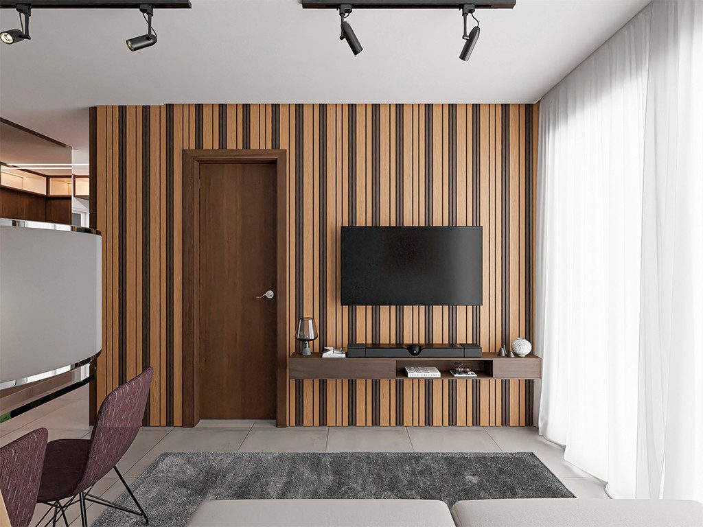 Timefloor Wandpaneel Timefloor Akustikpaneel Wandverkleidung Venus Natur 240 cm, BxL: 240x61 cm