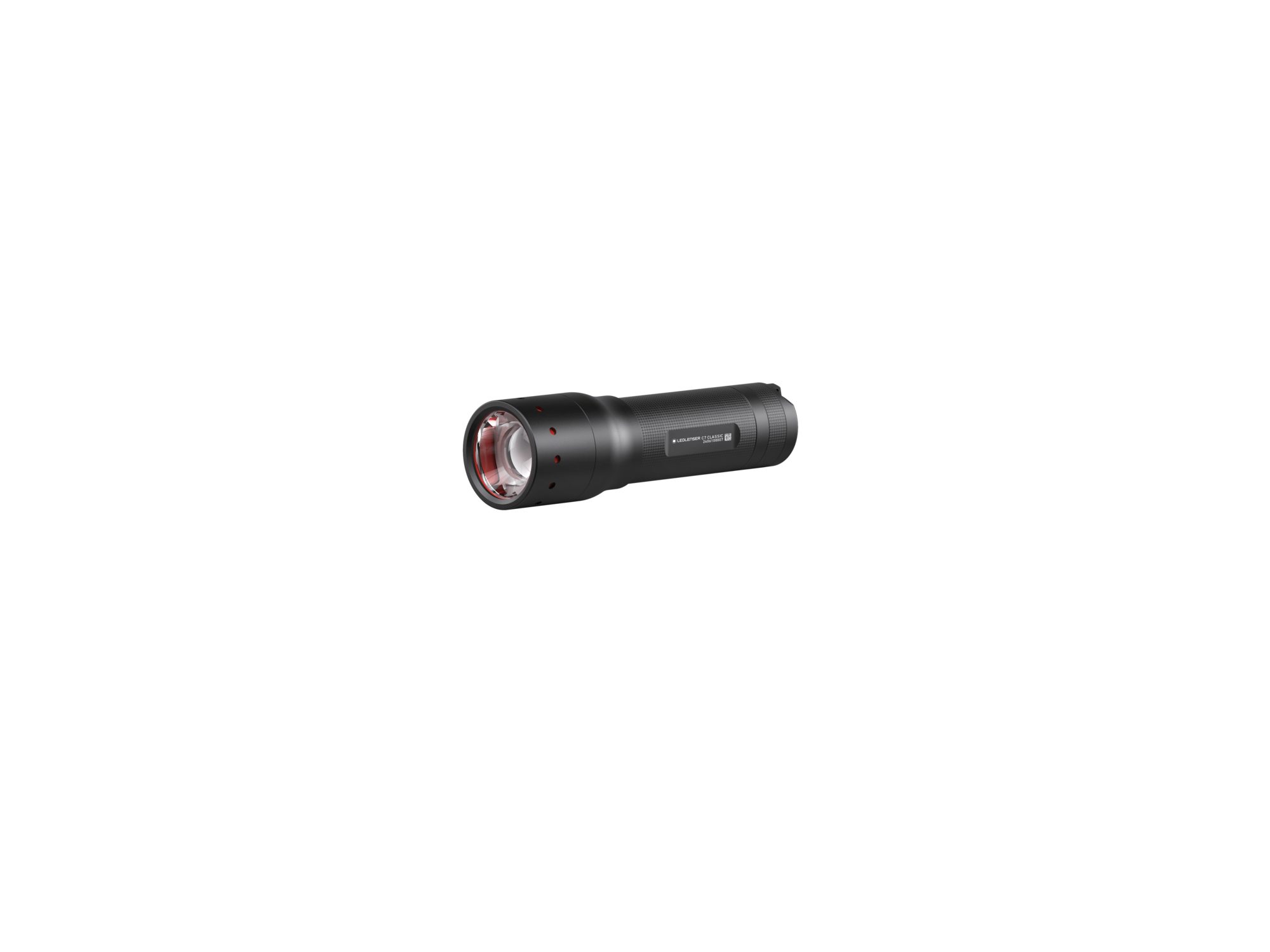Ledlenser Taschenlampe C7 Classic, 450 Lumen, 300m Leuchtweite, 25 Std. Laufzeit, IP54, AAA Batterien