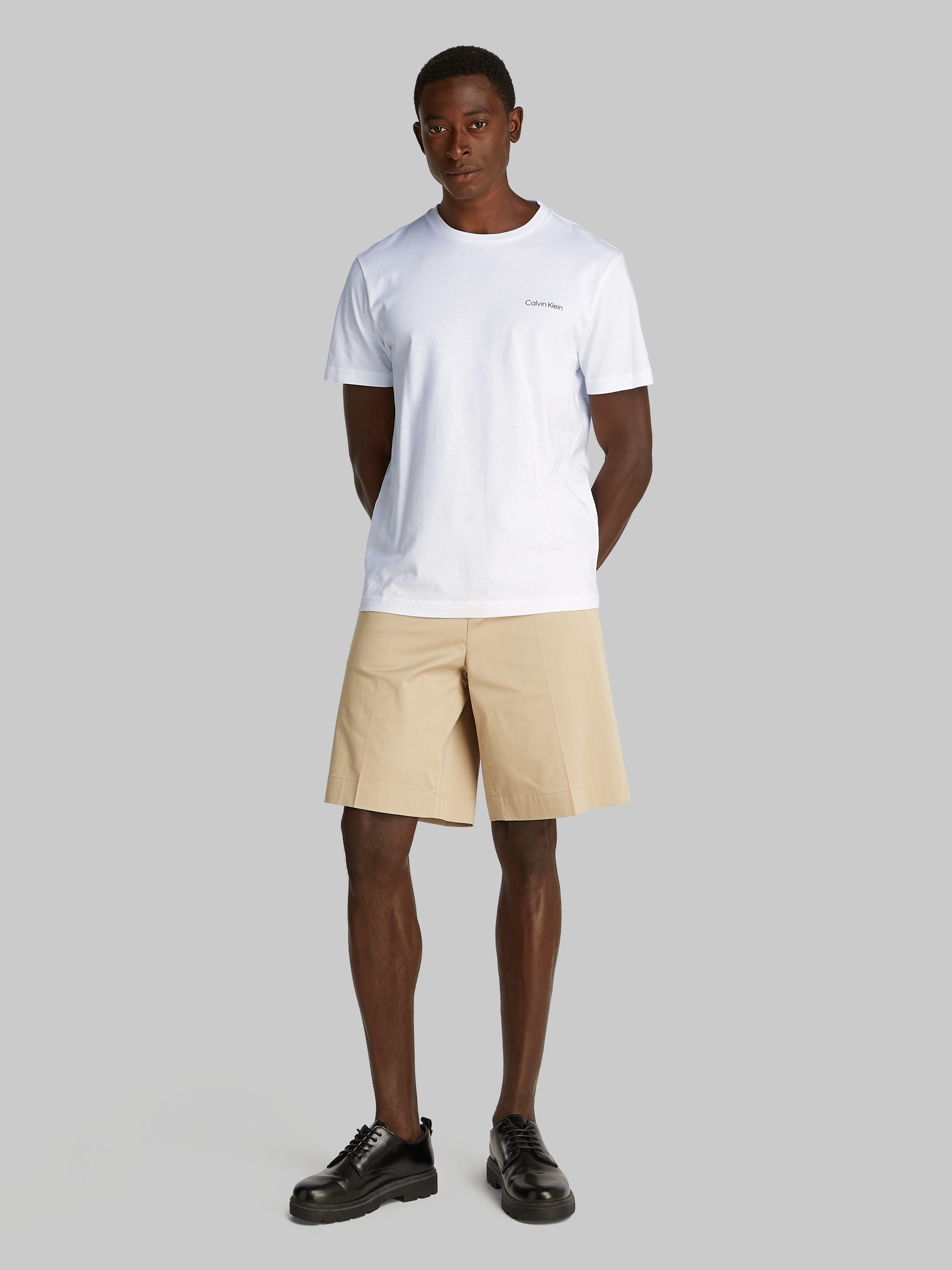 Calvin Klein T-Shirt CP-LINEAR BOX LOGO T-SHIRT in Unifarbe
