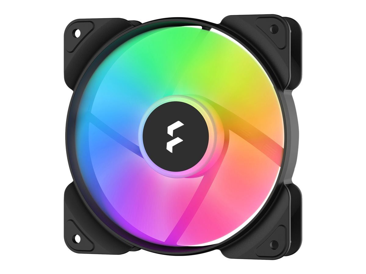 Fractal Design Gehäuselüfter FRACTAL DESIGN Aspect 12 RGB PWM Gehäuse Lüfter schwarz 120x120x25mm 3