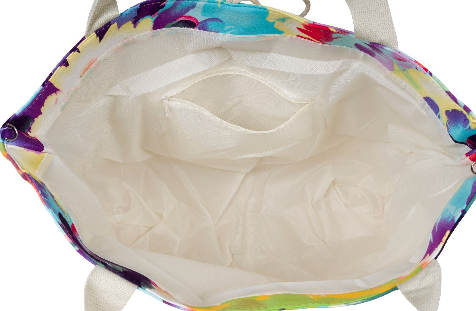 styleBREAKER Strandtasche Strandtasche mit Blumen Muster (1-tlg)