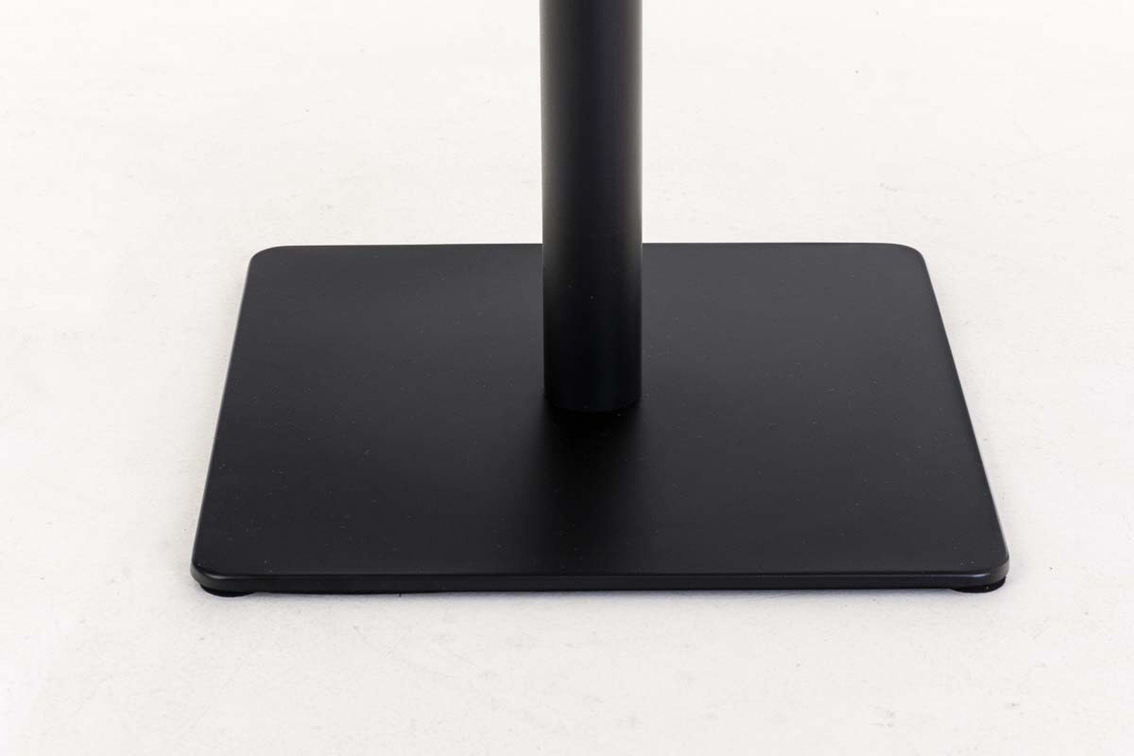 Hocker schwarz für Theke Kunstleder TPFLiving Metall Barhocker - (mit Panda & - Hellbraun Fußstütze - 360° - Sitzfläche: drehbar matt höhenverstellbar Küche),