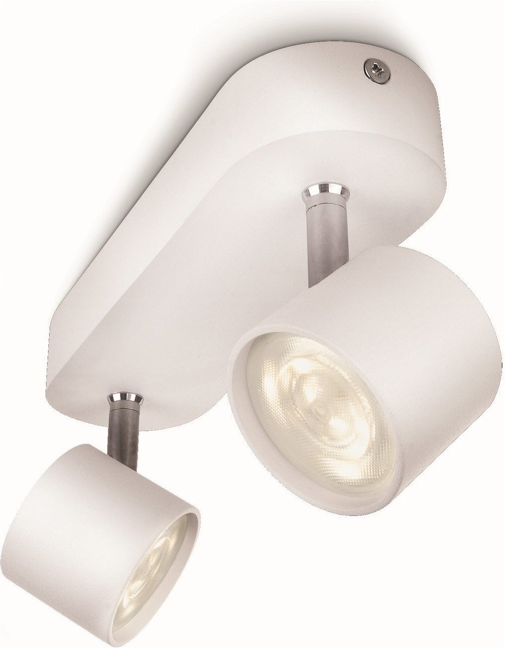 Philips LED Deckenspot myLiving Star 2flg., 1000lm, Weiß, LED fest integriert, Warmweiß