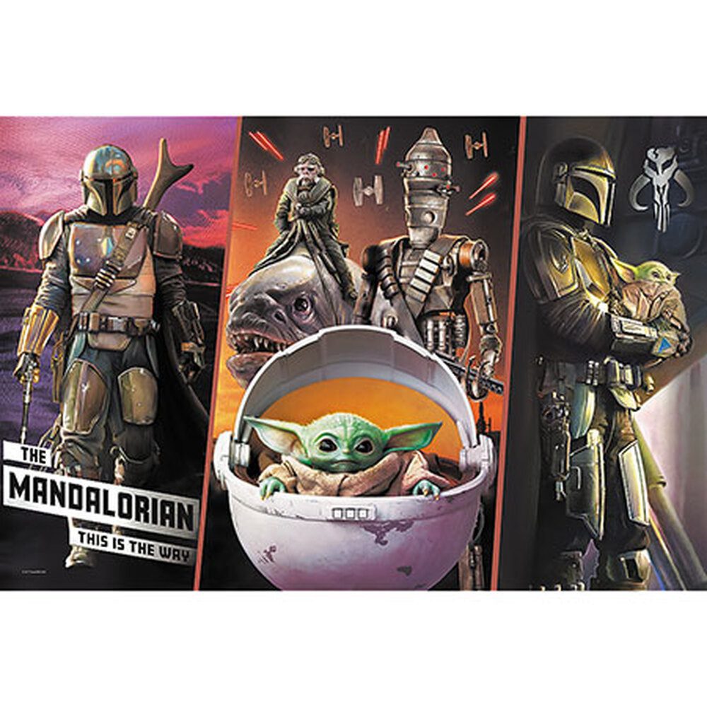 Trefl GmbH Puzzle Star Wars "The Mandalorian" Plakat, Puzzleteile