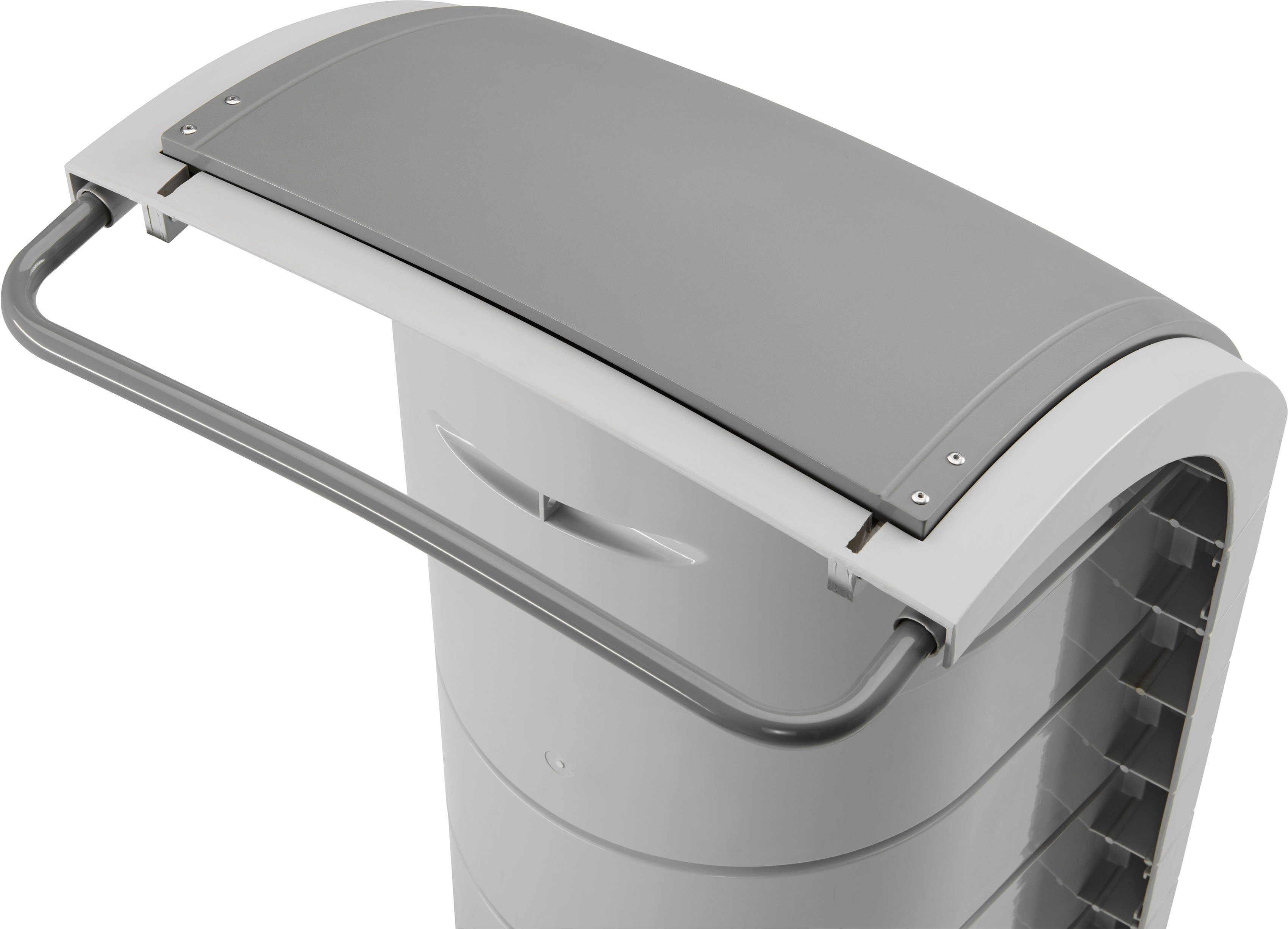 Hailo Müllsackständer-Rolle Mobil-Set, Für ProfiLine WSB 120 / WSB-K / WSB Design XXXL, (Set), Mobil-Set, grau, 2 Räder