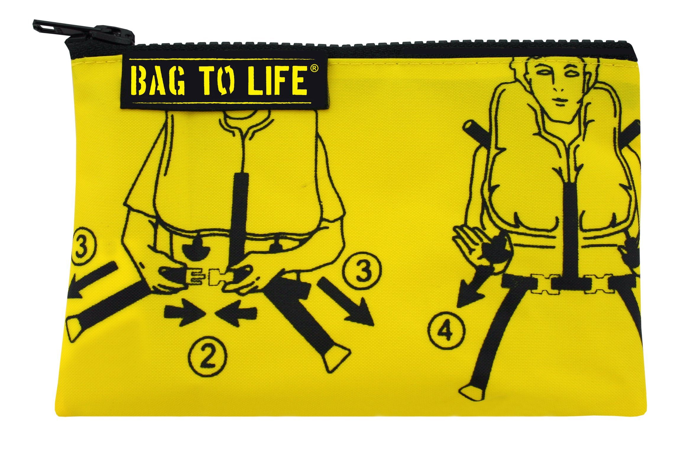 aus Life Bag recyceltem Tablettasche (3-tlg), to Material
