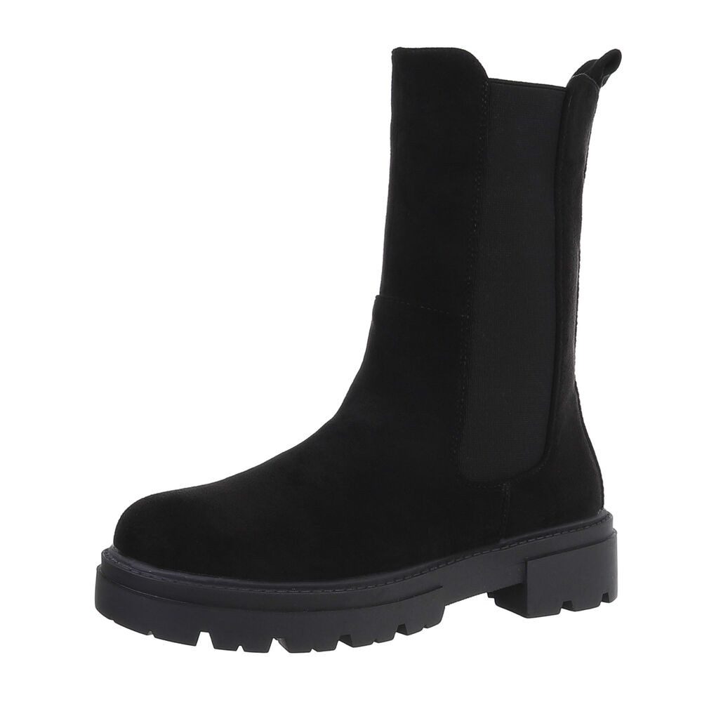 Ital-Design Damen Freizeit Plateaustiefelette (87417758) Blockabsatz günstig online kaufen