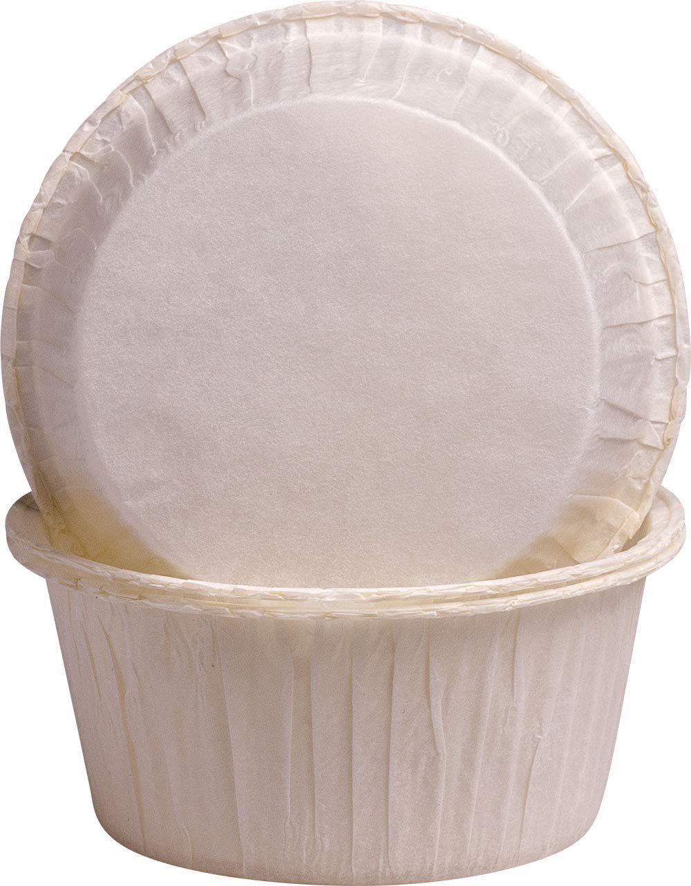 Demmler Muffinform 5032800250, 250 Backförmchen in weiß, zum Backen von Cupcakes, Muffins und mehr - Made in Germany