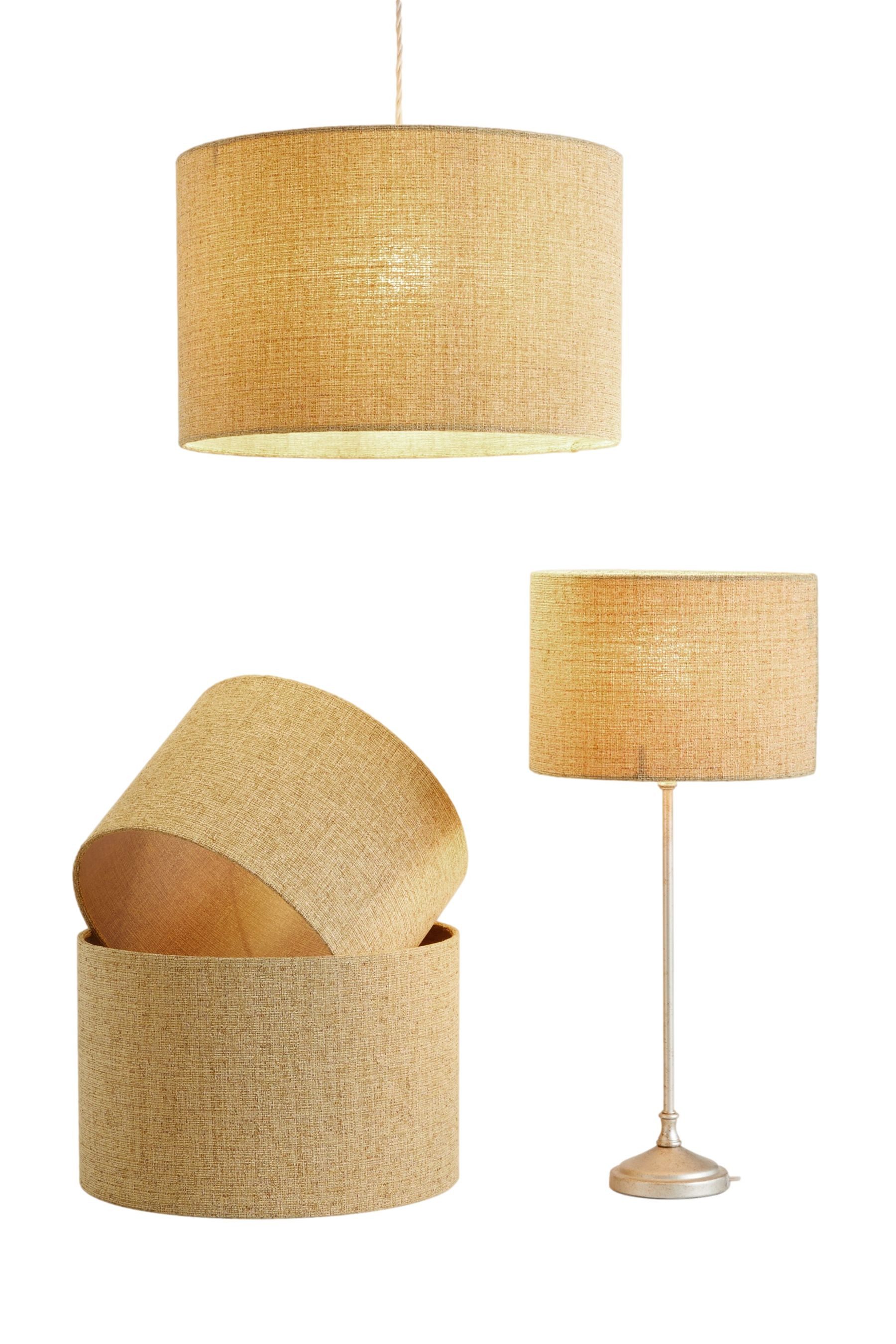 Next Lampenschirm Leicht anzubringender Tweedy Decken-Lampenschirm