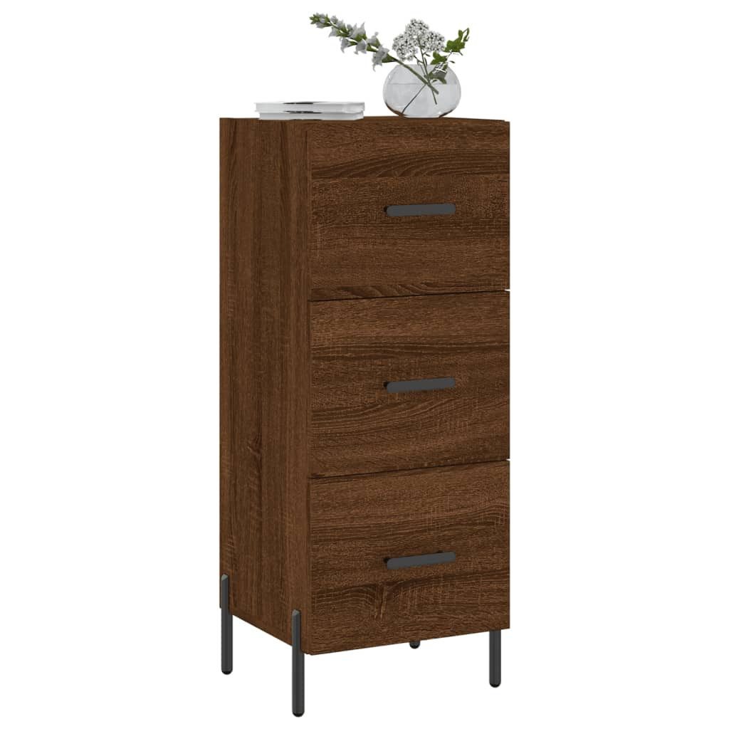 vidaXL Sideboard Sideboard Braun Eichen-Optik 34,5x34x90 günstig online kaufen