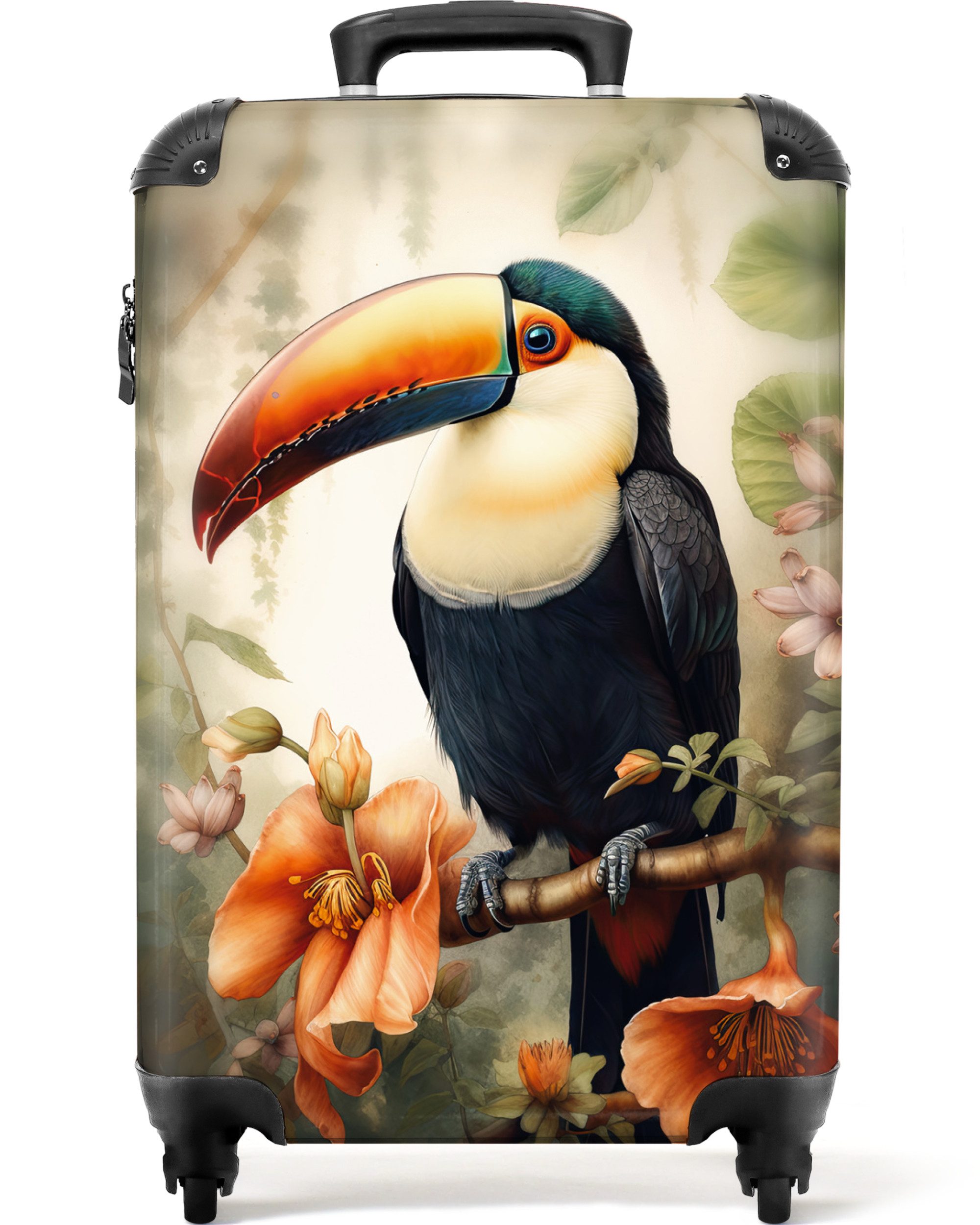NoBoringSuitcases.com© Hartschalen-Trolley Tukan - Vogel - günstig online kaufen