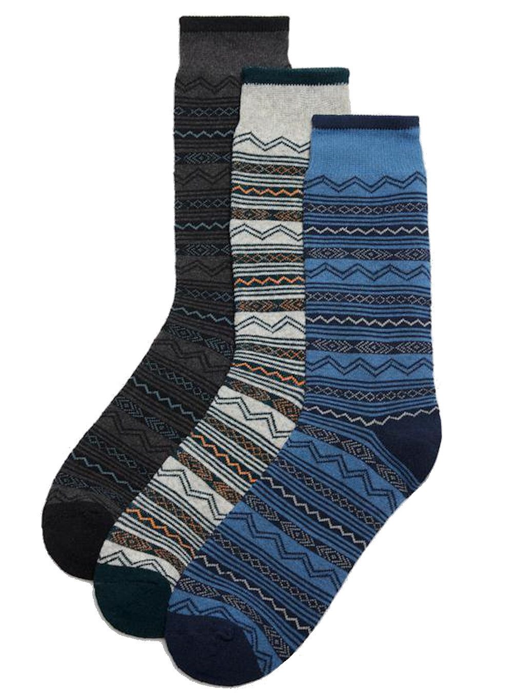 YSABEL MORA Thermosocken Ysabel Mora 3er Pack Herren Thermosocken Strümpfe Gr. 41-46 (3-Paar)