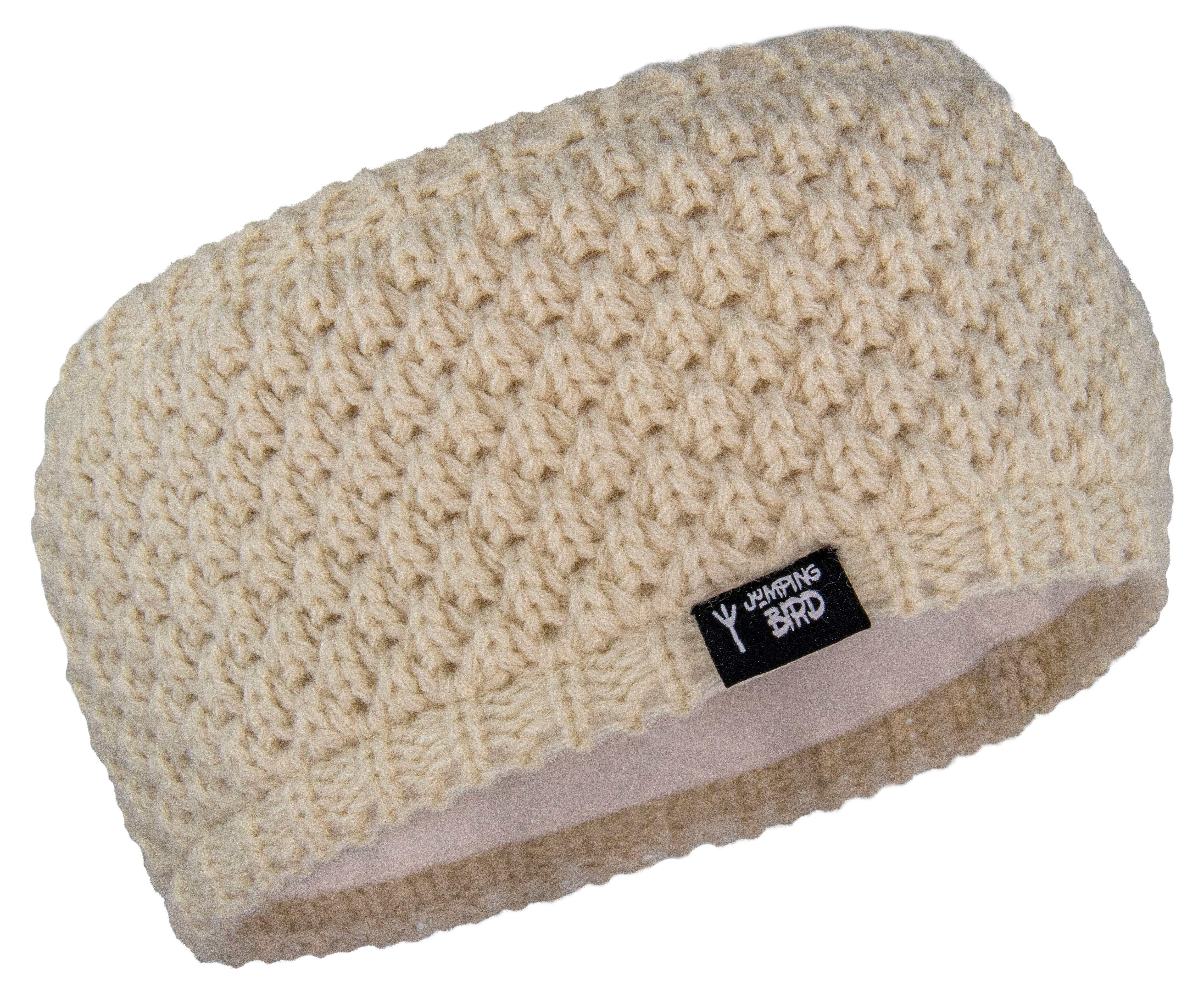 Jumping Bird Stirnband mit warmem Innen-Fleece