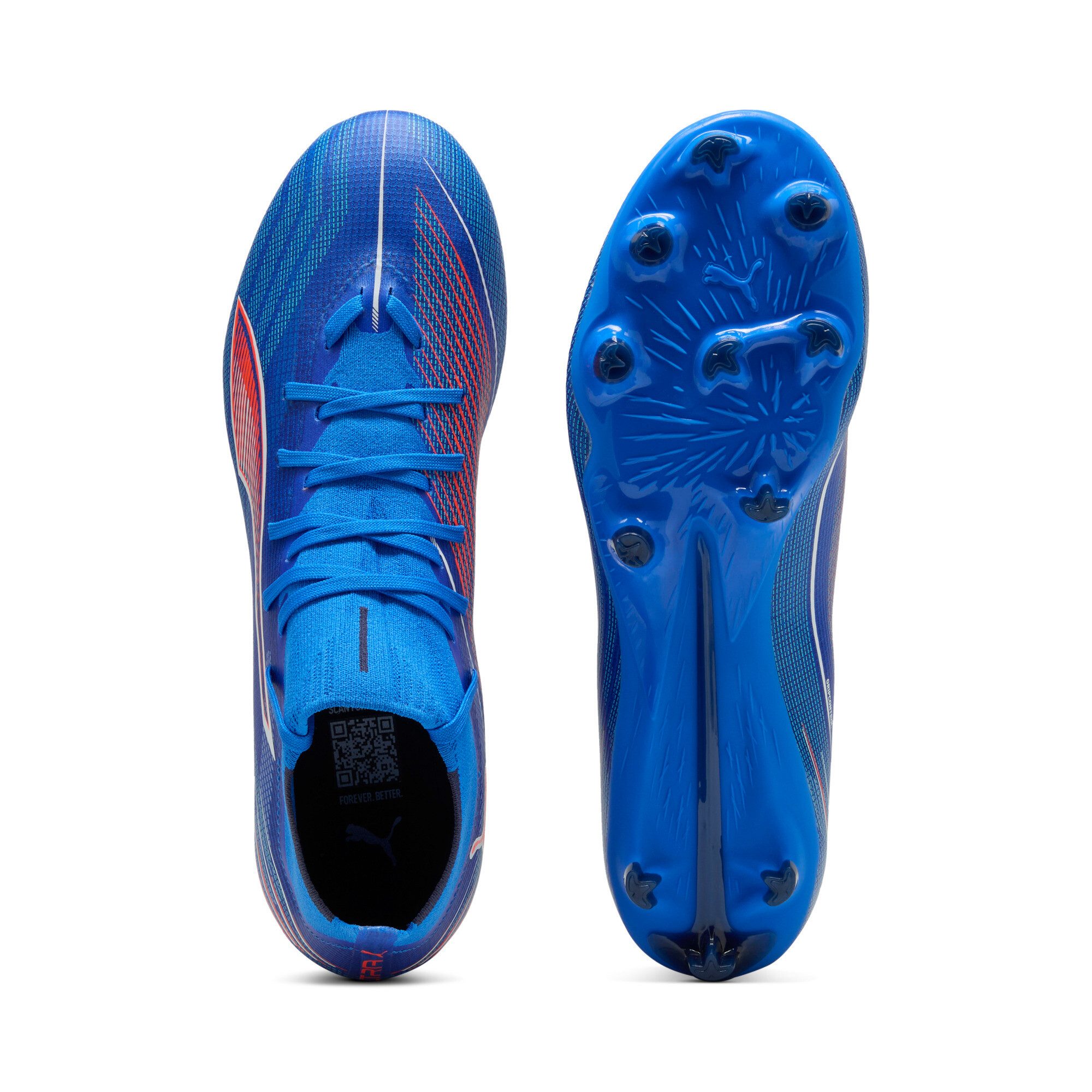 PUMA ULTRA 6 MATCH+ FG/AG Fußballschuh für Rasen- und Kunstrasenplätze, mit SPEEDSYSTEM Laufsohle