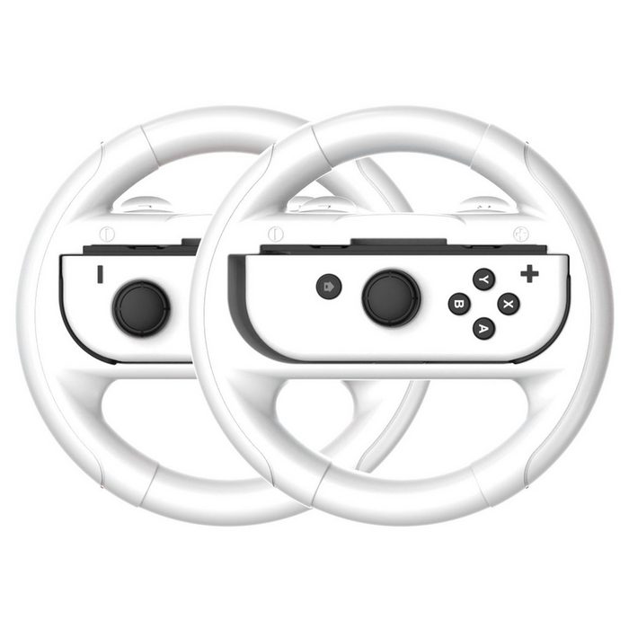 Tadow 2 pcs Für Nintendo Lenkradgriff Gamepad Gaming-Zubehör Renngriff Nintendo-Controller (kompatibles Switch OLED Gaming Trackpad)