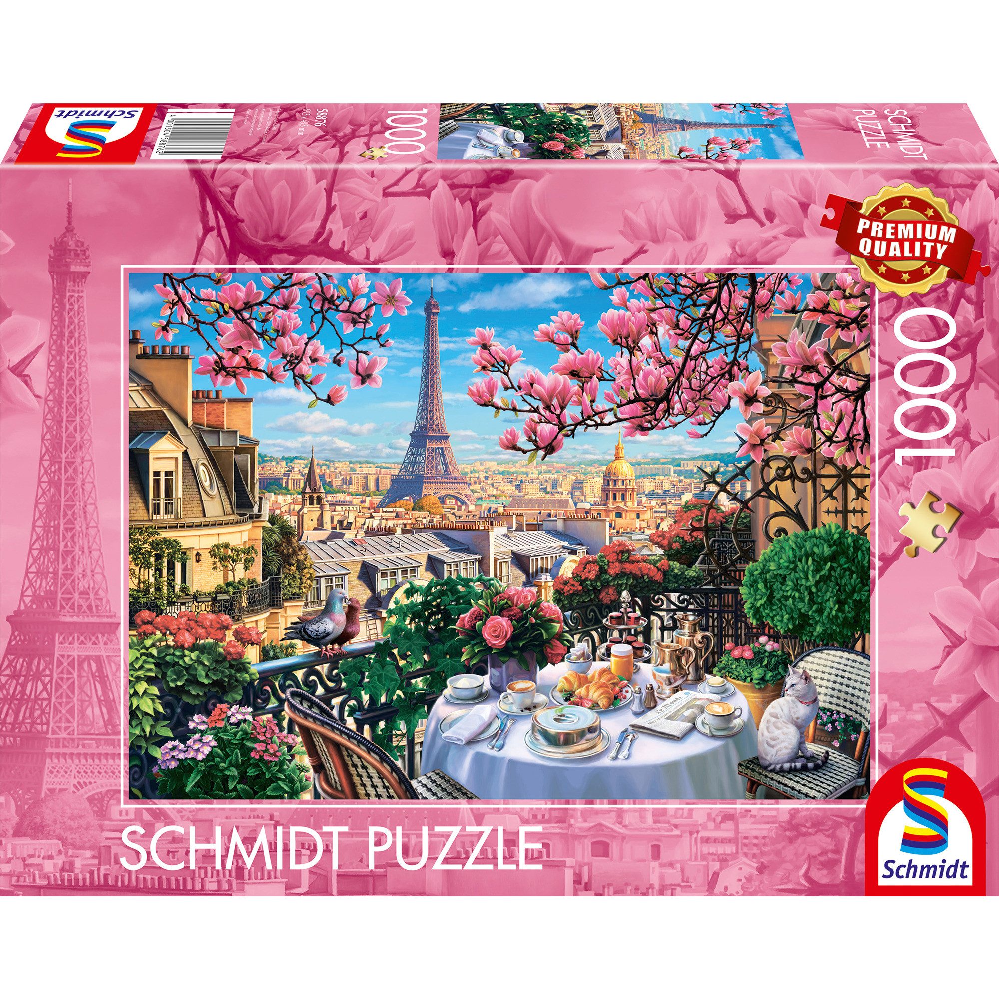 Schmidt Spiele Puzzle Schmidt Spiele Frühstück in Paris, Puzzle, (1000, 100 günstig online kaufen