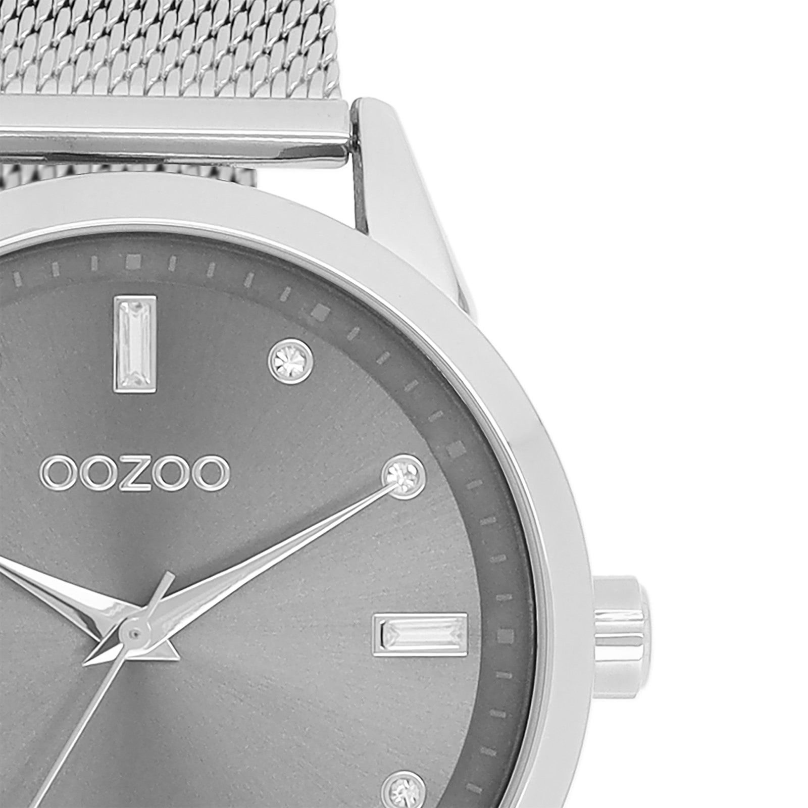 OOZOO Quarzuhr Oozoo Damen Armbanduhr Timepieces Analog, (Analoguhr), Damenuhr rund, groß (ca. 40mm) Metallarmband, Fashion-Style