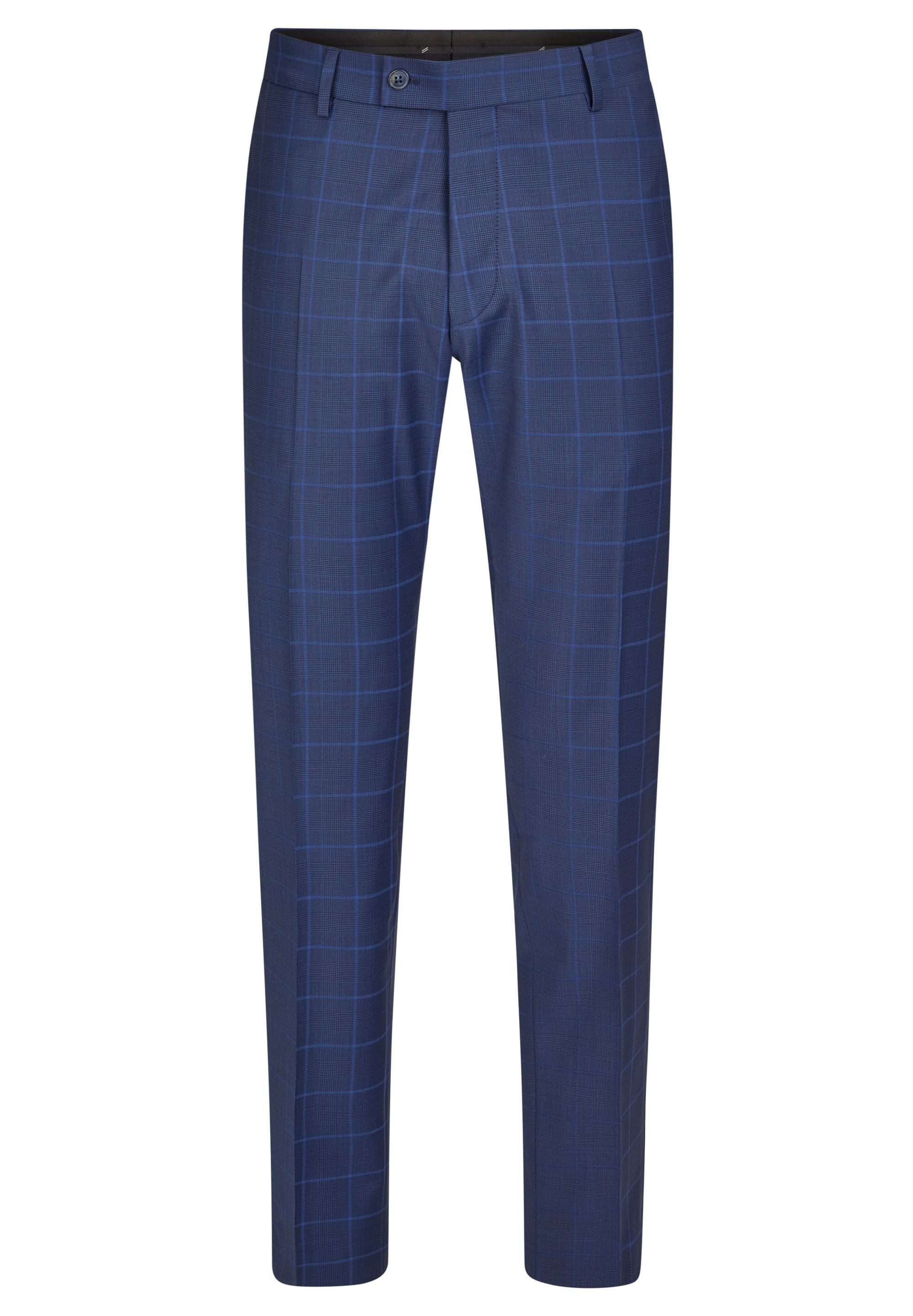 HECHTER PARIS Anzughose mit Two-Tone-Glencheck (1-tlg)