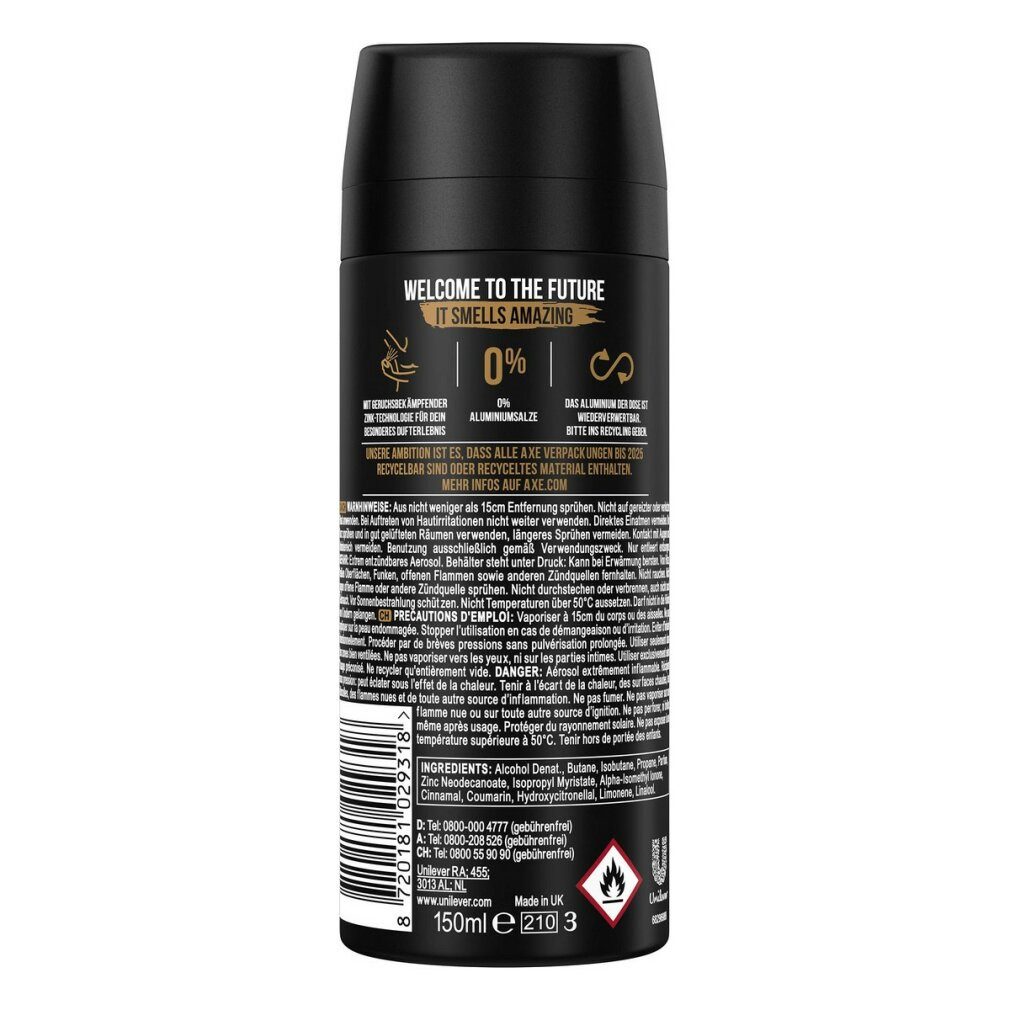 axe Deo-Roller Kollision Leder Cookies Deodorant 150ml