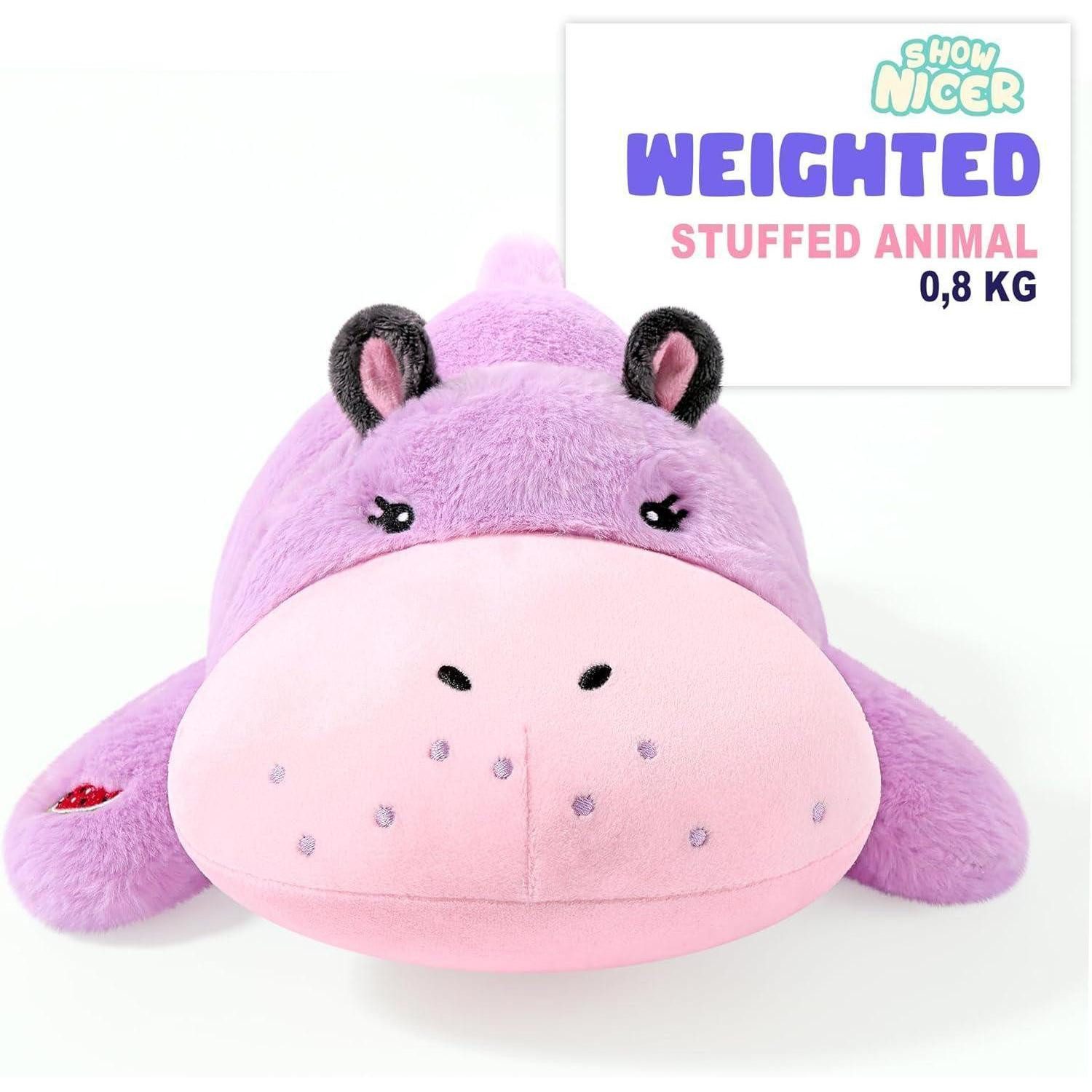 LuxusKollektion Kuscheltier Kuscheltier Nilpferd Plüschtier 35cm Kinder Geschenk Nilpferd B 35CM
