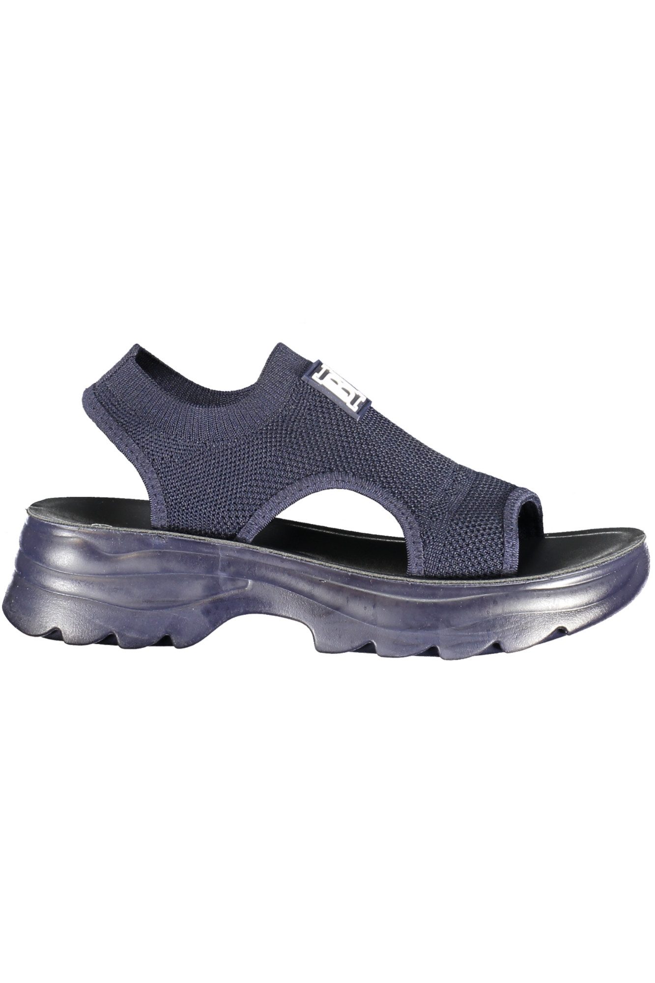 Laura Biagiotti Zehentrenner Elegante Damensandalen Blau mit Elastischem