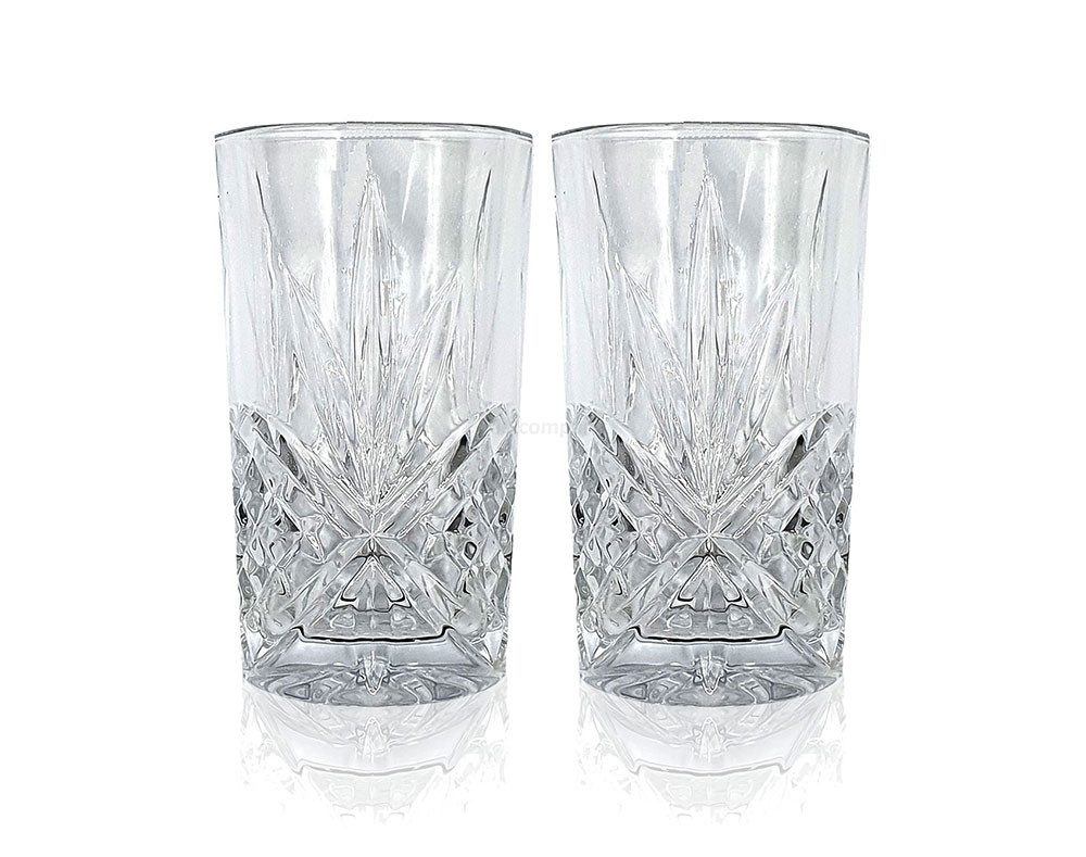 DESI Longdrinkglas Mixcompany Longdrinkglas - 2er Longdrink Gläser Set - 2x Kristall De
