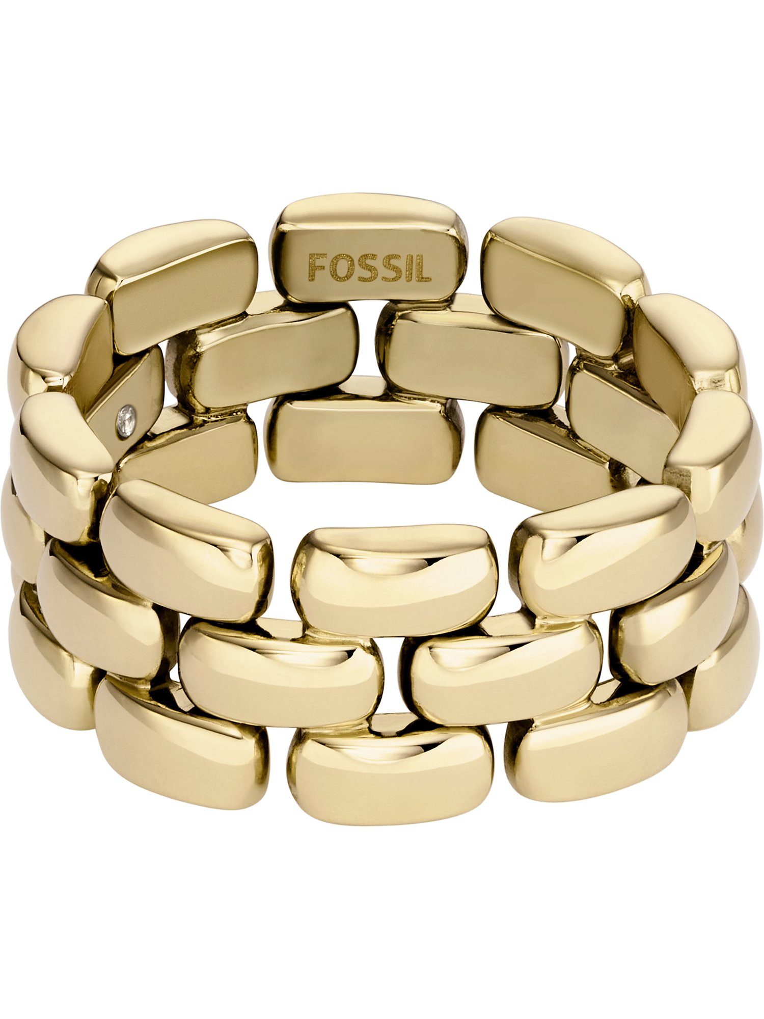 Fossil Fingerring Fossil Damen-Damenring Edelstahl günstig online kaufen