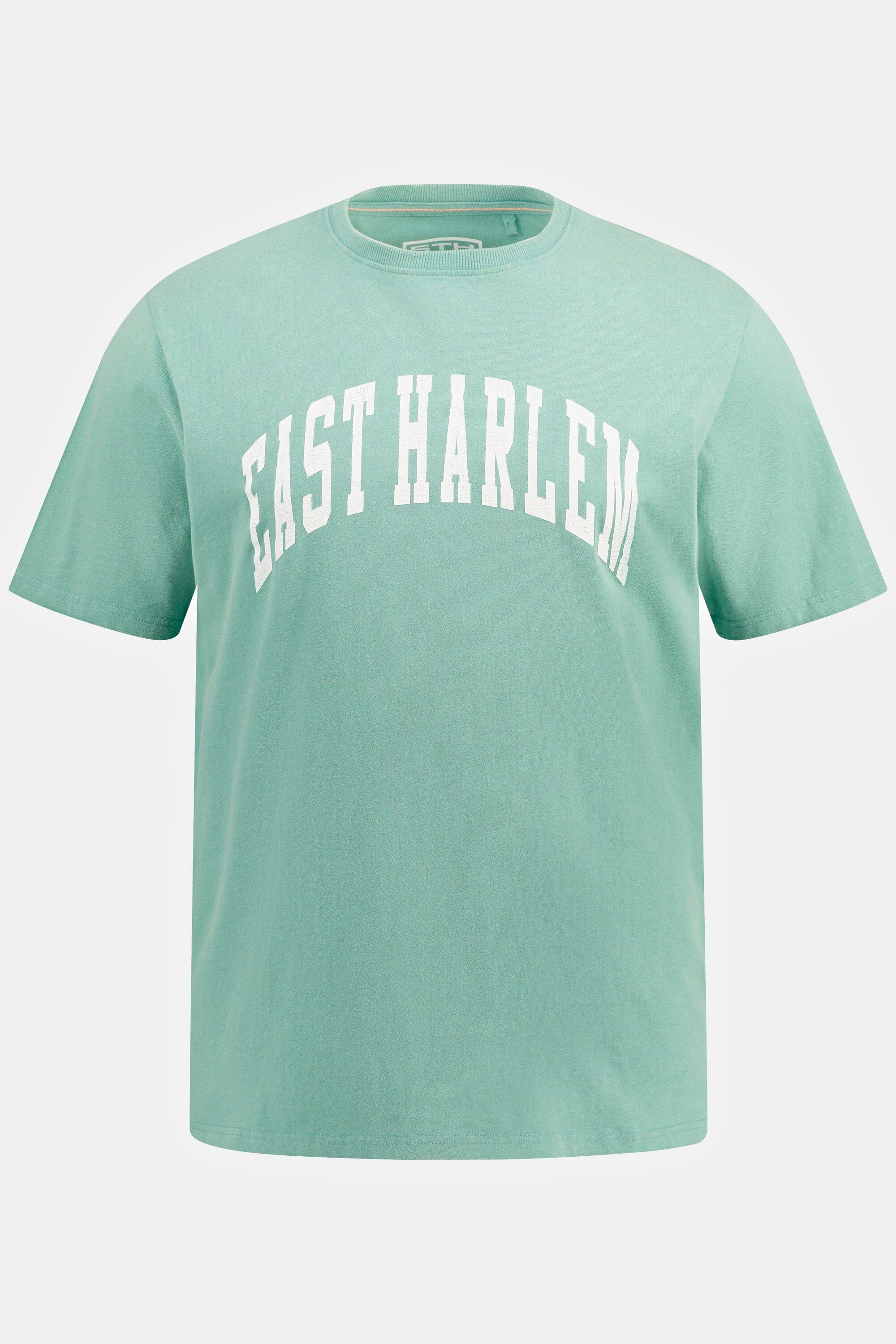 STHUGE T-Shirt STHUGE Halbarm Look T-Shirt Vintage Rundhals