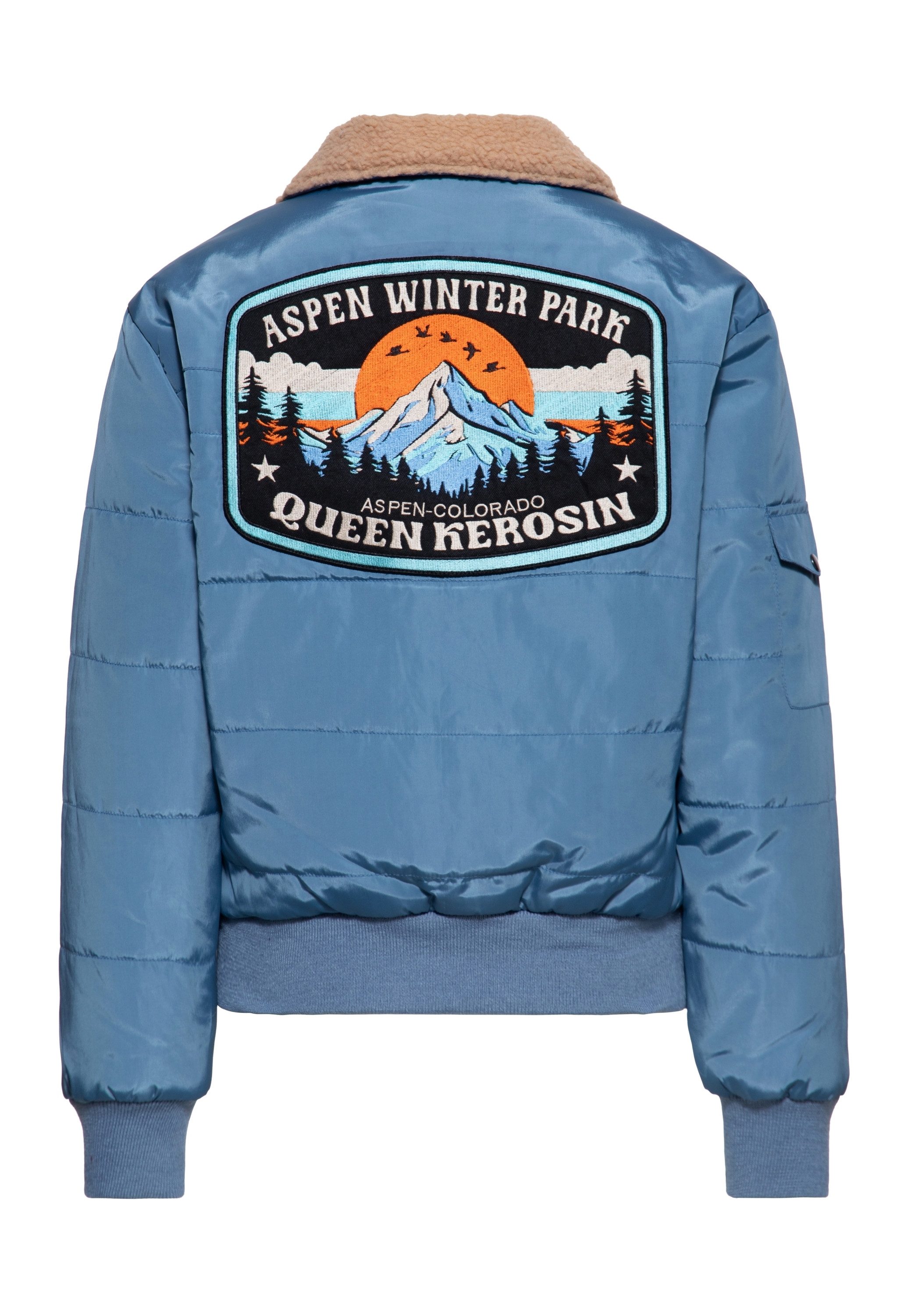 QueenKerosin Winterjacke Aspen Winter Park (1-St) im Retro-Look günstig online kaufen
