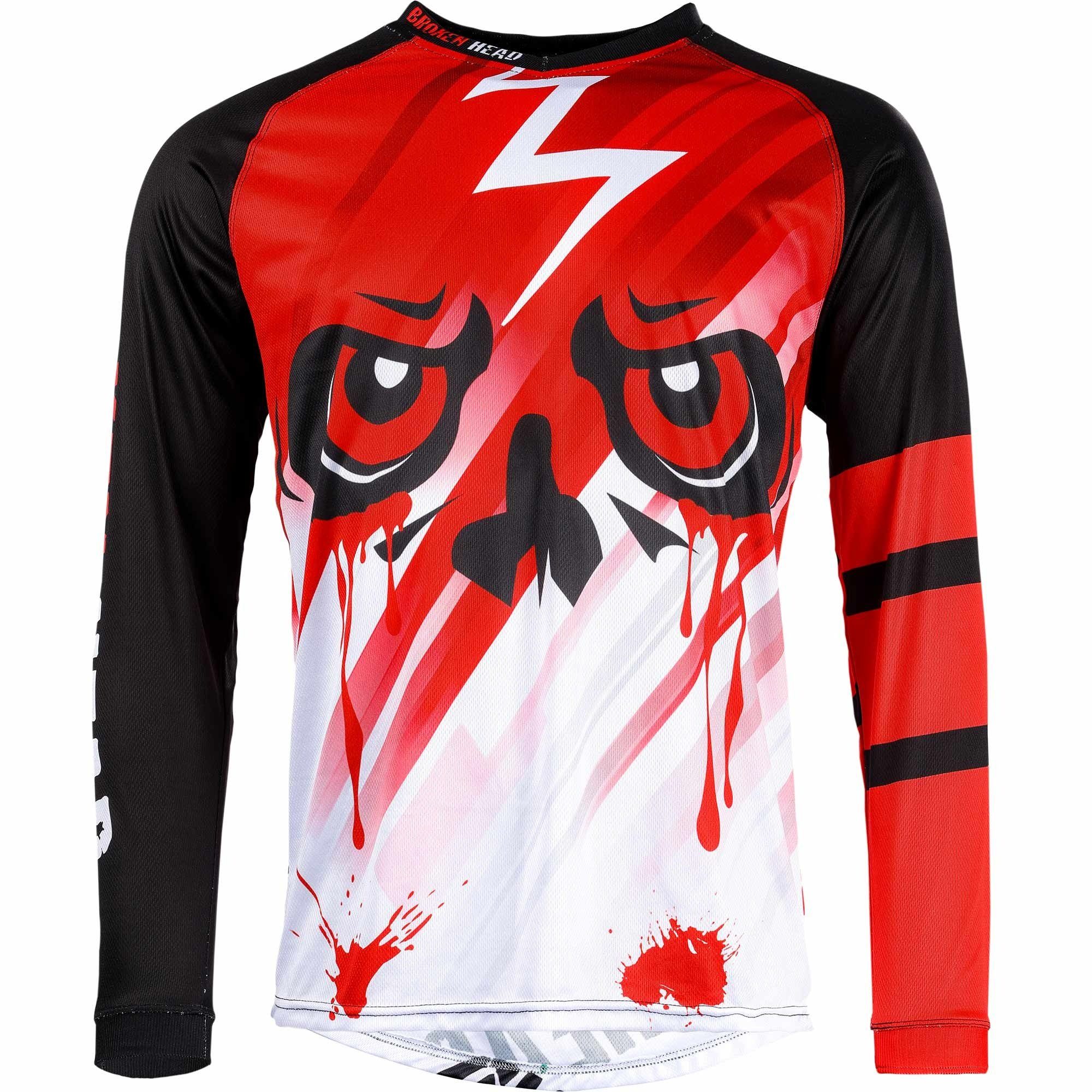 Funktionsshirt MX Jersey Division Rot Broken Head Original Design