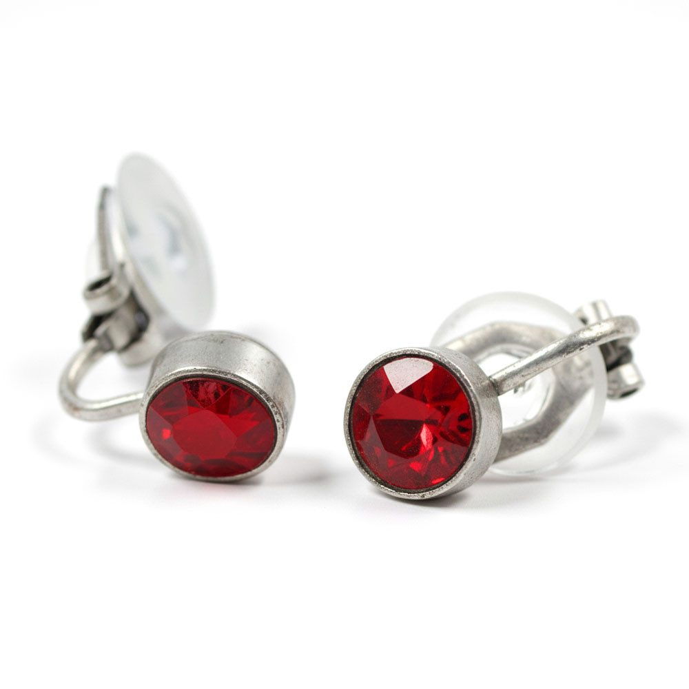 Sergio Engel Ohrclip-Set Basics Ohrclip 05 Minimalistischer Kristallohrclip in vielen Farben (Paar Ohrclips, 2-tlg., Paar)