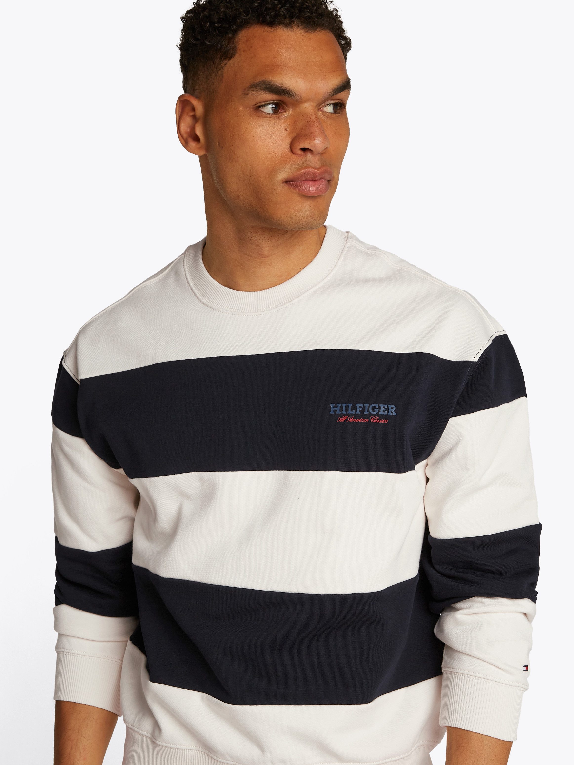 Tommy Hilfiger Sweatshirt MONOTYPE STRIPE SWEATSHIRT günstig online kaufen