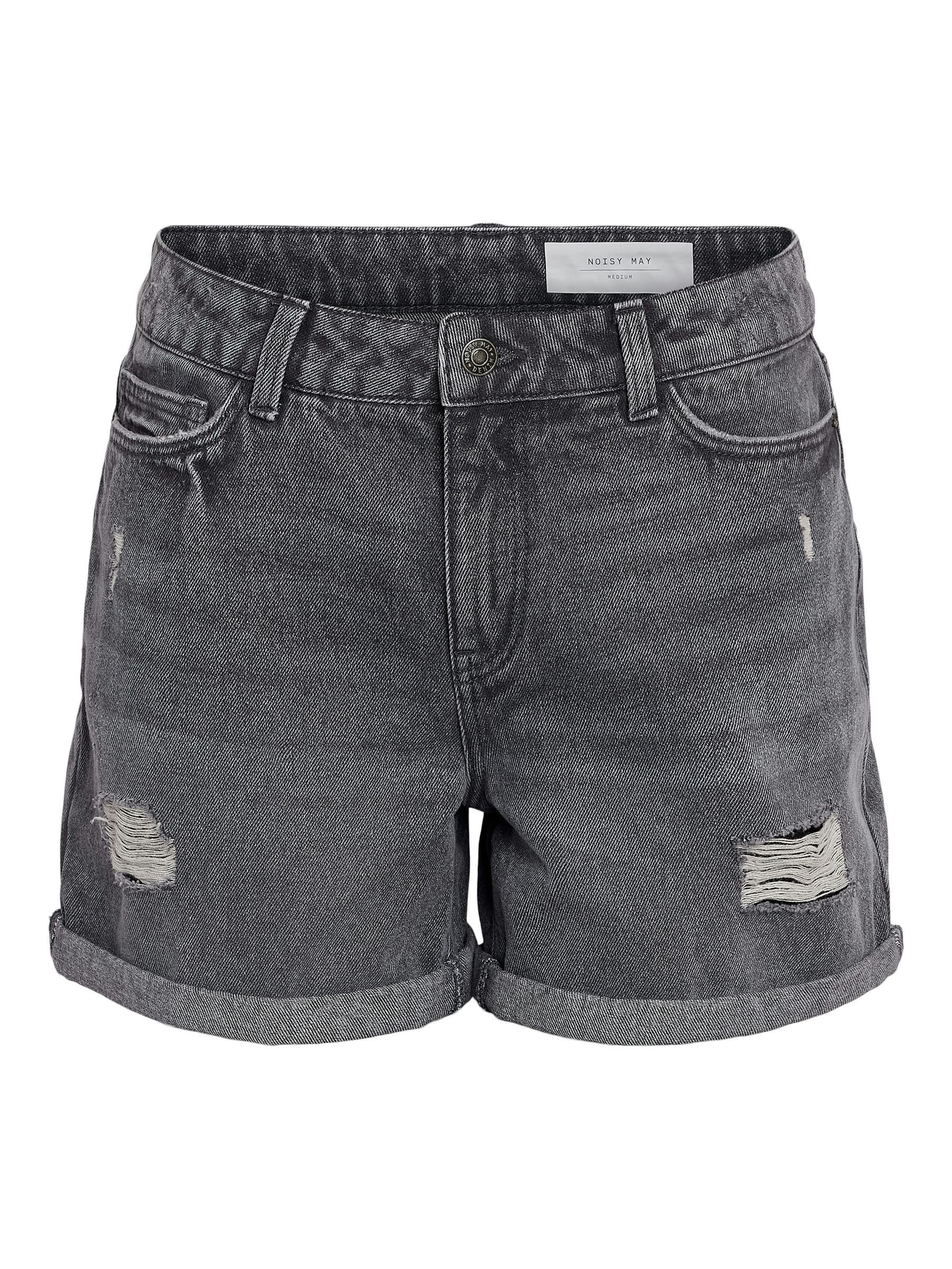 Noisy may Jeansshorts Bequeme Mid Waist Passform Sommerstyle Trendiger Look (1-tlg) NMSMILEY NW SHORTS DEST VI594DG NOOS