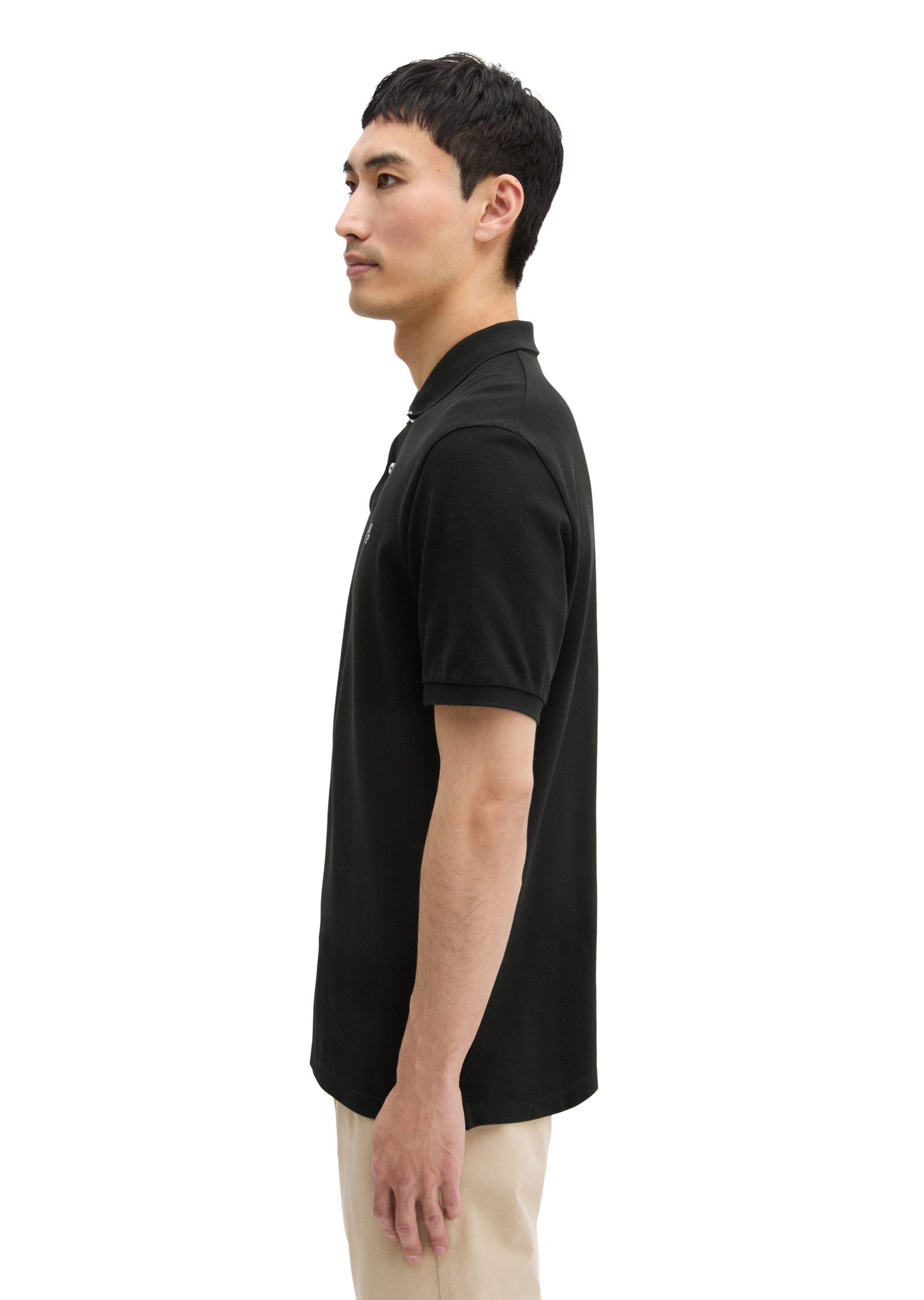 Marc O'Polo Poloshirt aus reiner Bio-Baumwolle
