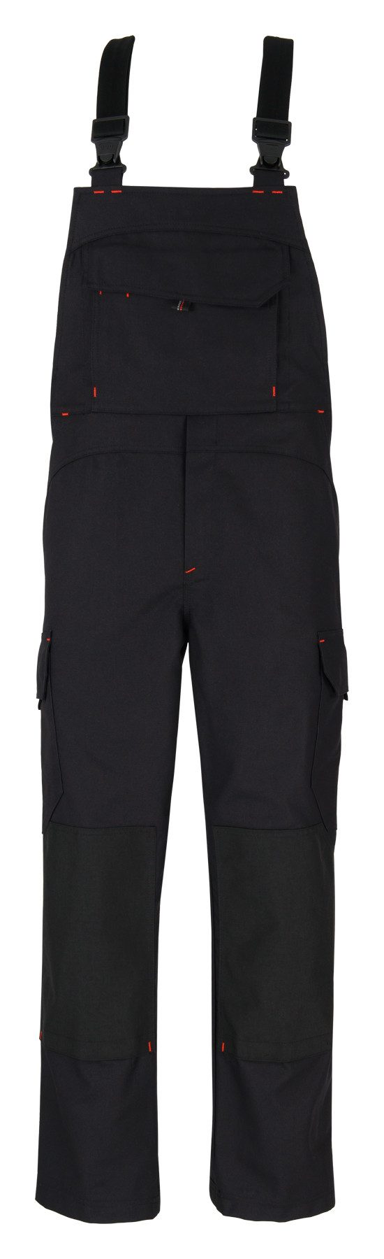 BEB Arbeitslatzhose beb HANDWERK Herren Latzhose PREMIUM Baumwollmix CANVAS Schwarz