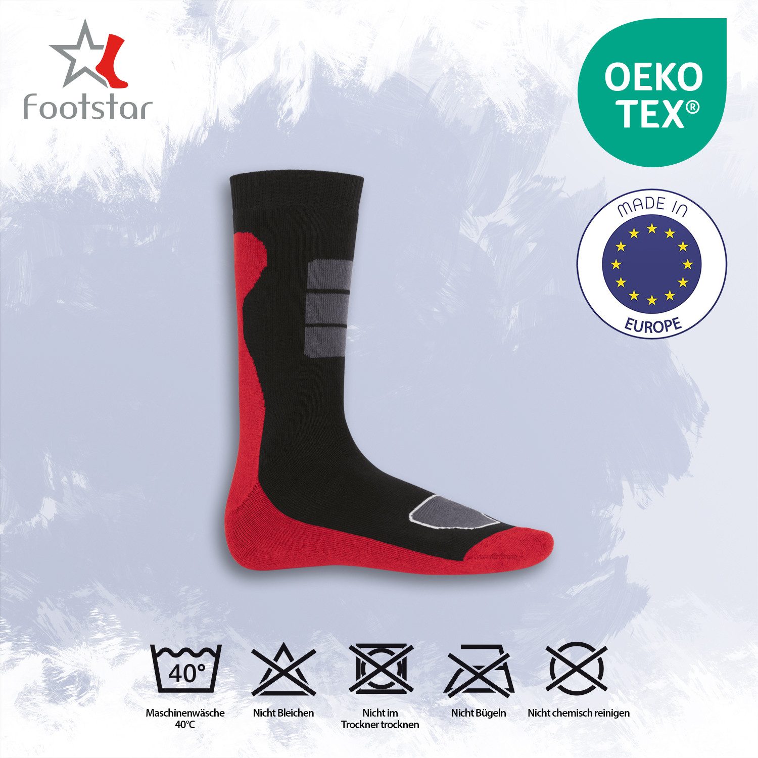 Footstar Thermosocken Herren Wintersocken 6er Pack - Frottee-Socken mit Thermo Effekt