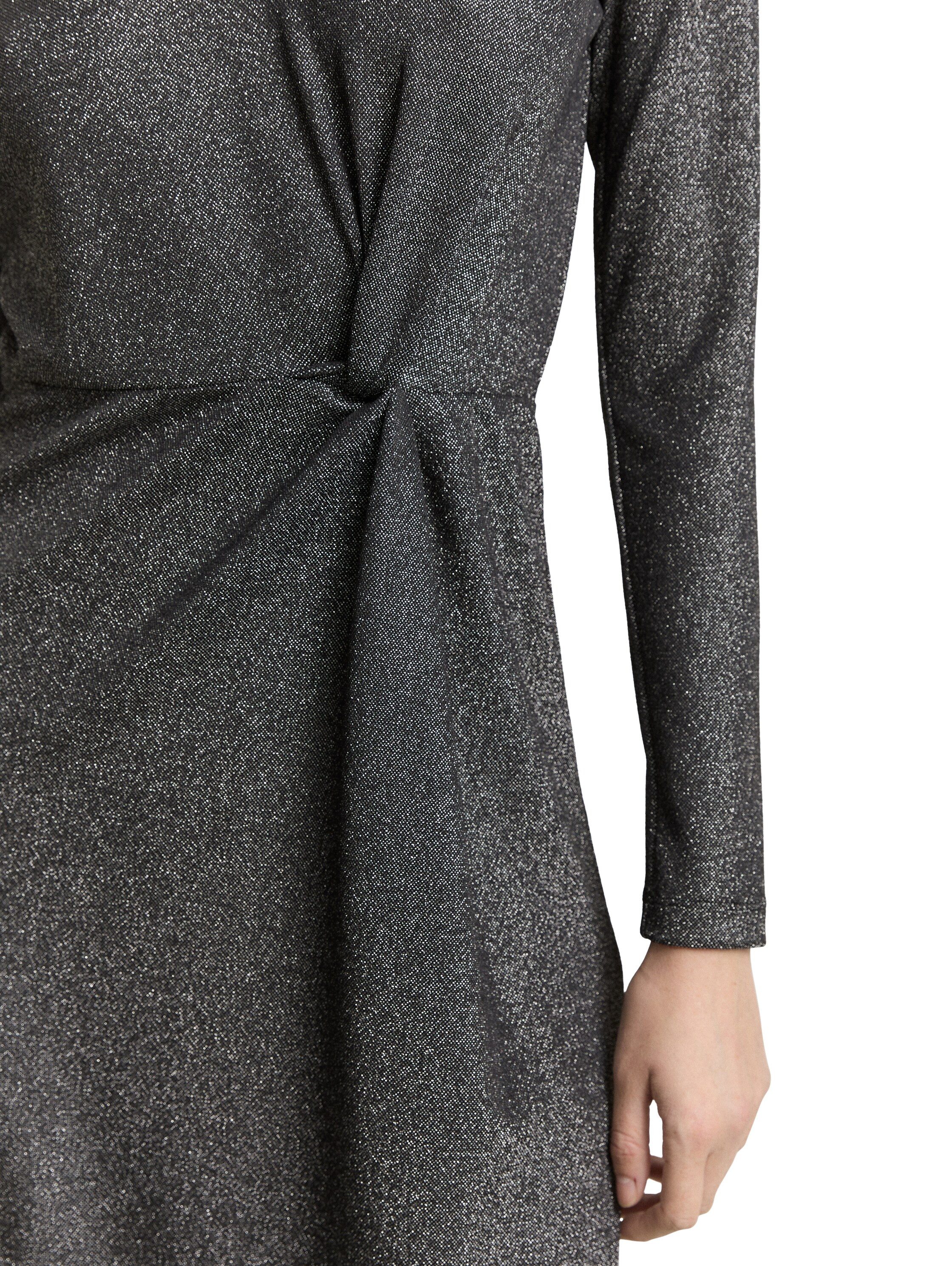 TOM TAILOR Denim Minikleid mit Knotendetail