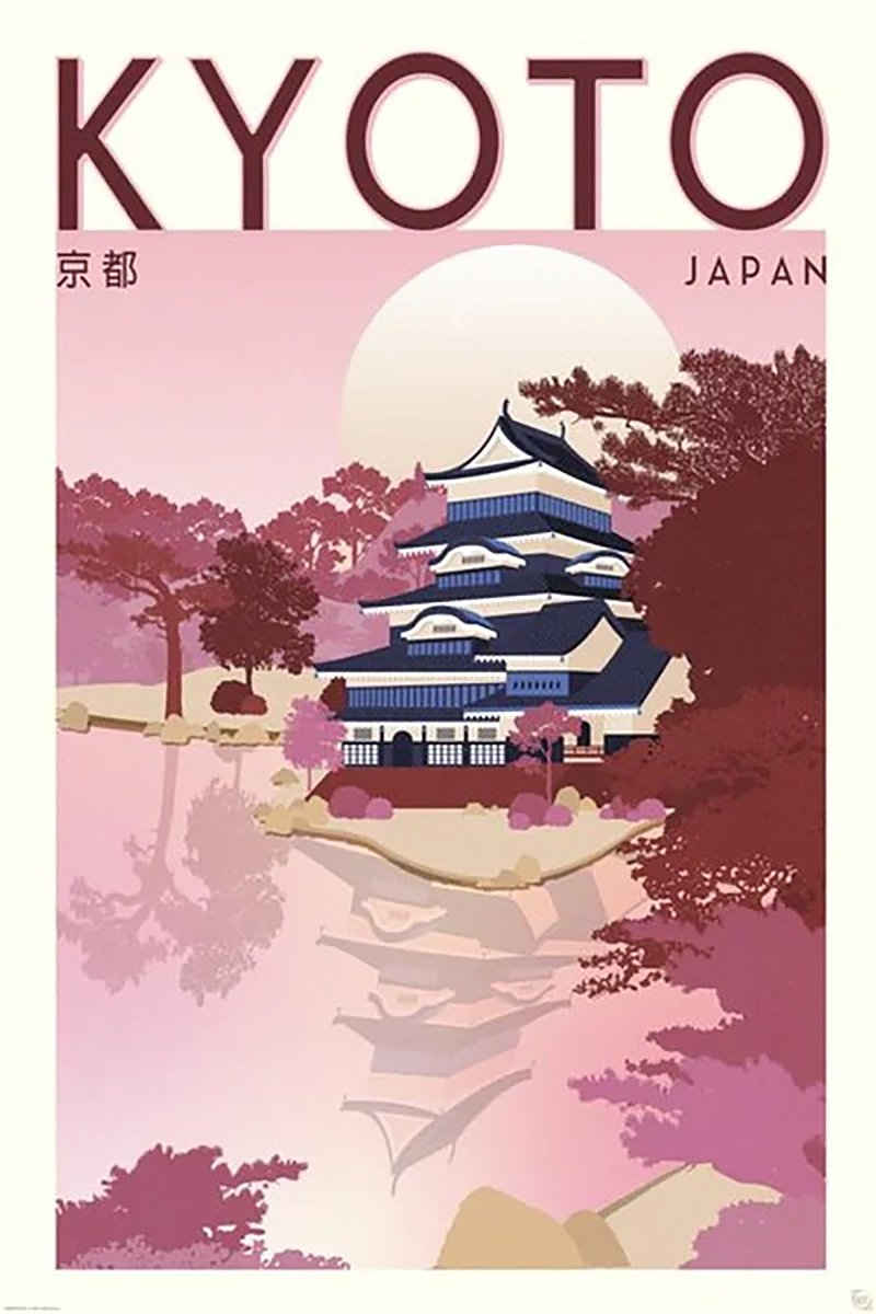 GB eye Poster Kyoto Poster Japan 61 x 91,5 cm