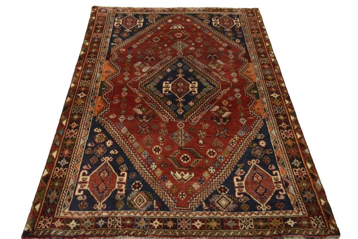 10 124x177 Orientteppich Perserteppich, / rechteckig, Handgeknüpfter Trading, Nain Shiraz Orientteppich mm Höhe: