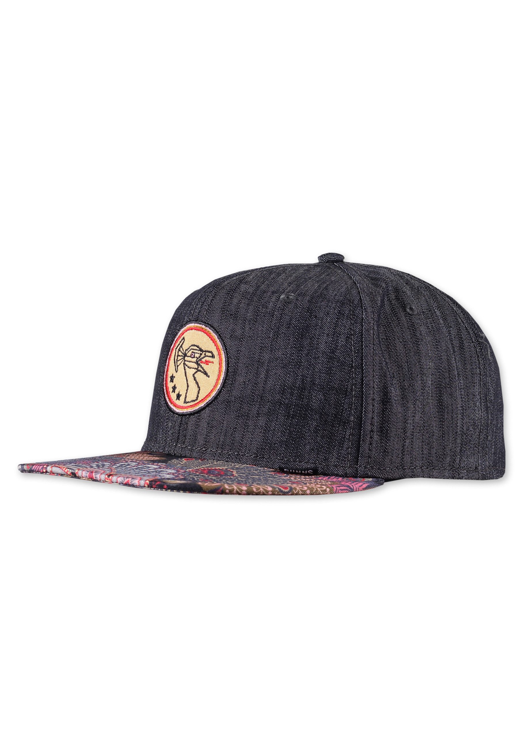 Djinns Snapback Cap Djinns 6 Panel Snapback Cap Peacock Linen Rev.